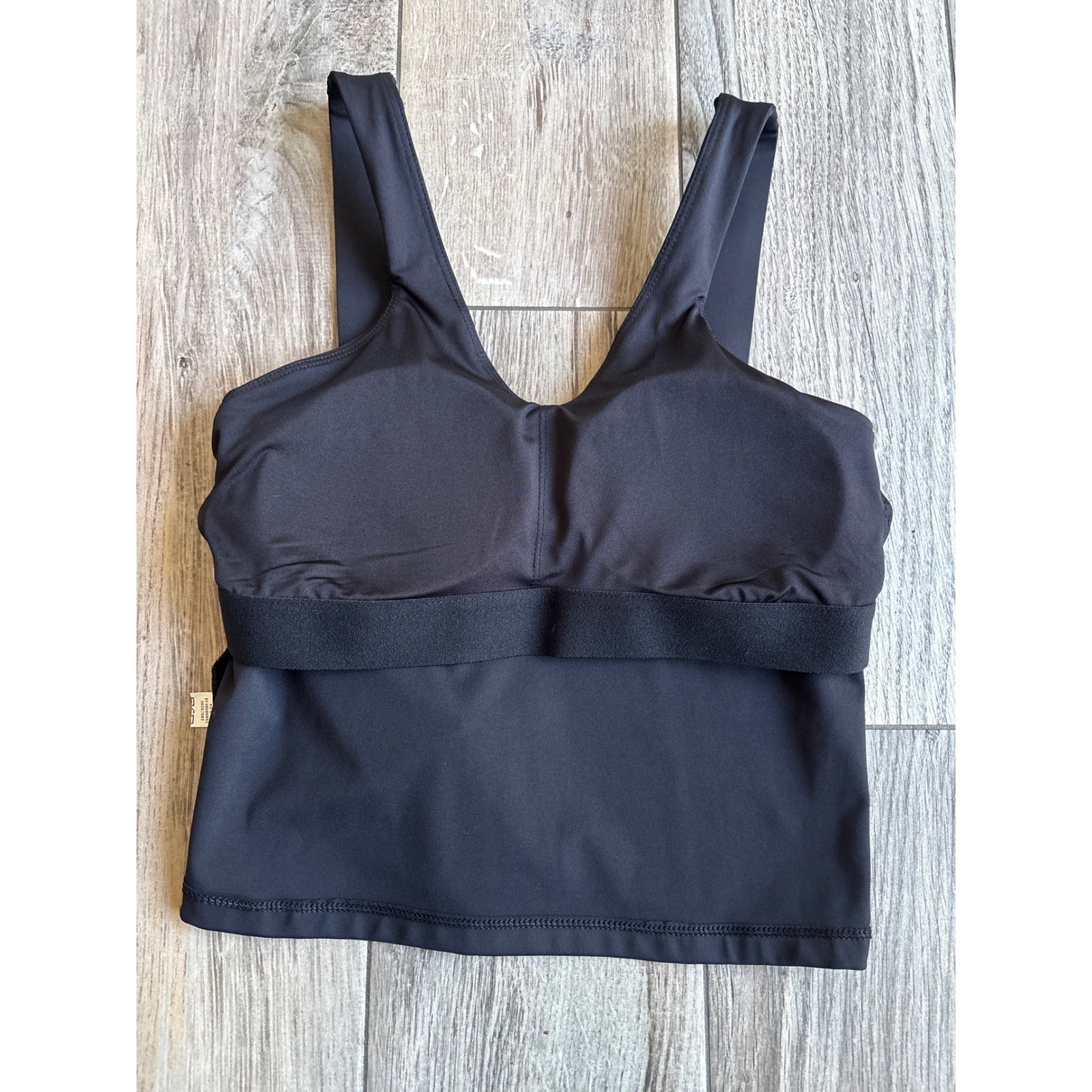 Avia Tennis Bra Tank Women XS Black NWT Built-in Bra Removable Cups AV17HQ260407