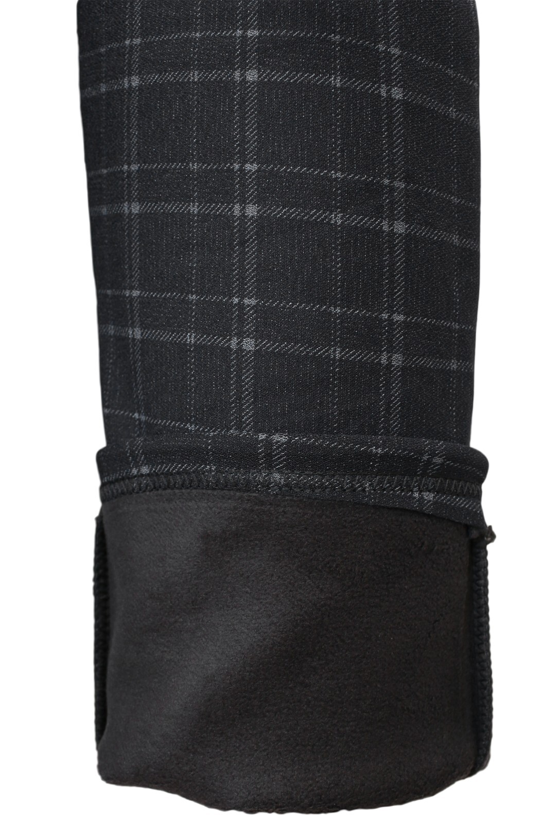 Women’s Plaid Classic Design Checkered Plush Lined Winter Pants Leggings