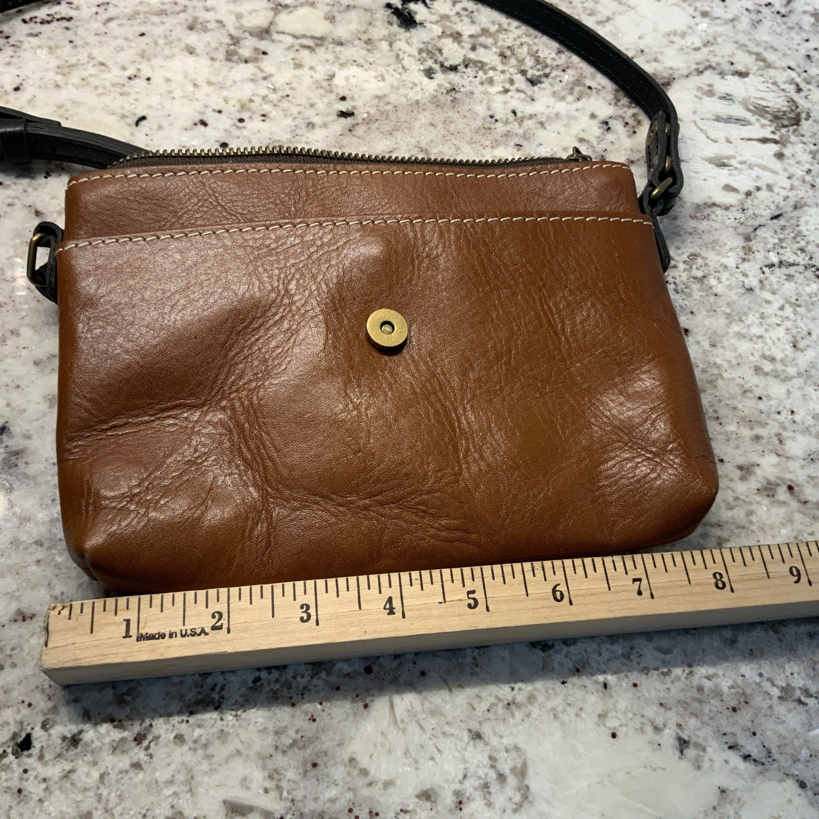 PATRICIA NASH 2 Tone Double Small Cross-Body Bag Clutch
