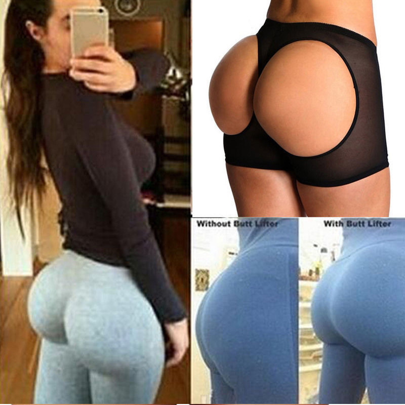 BOOTY BRA INVISIBLE LIFT BUTT LIFTER SHAPER PANTY TUMMY CONTROL BOYSHORTS SHORTS