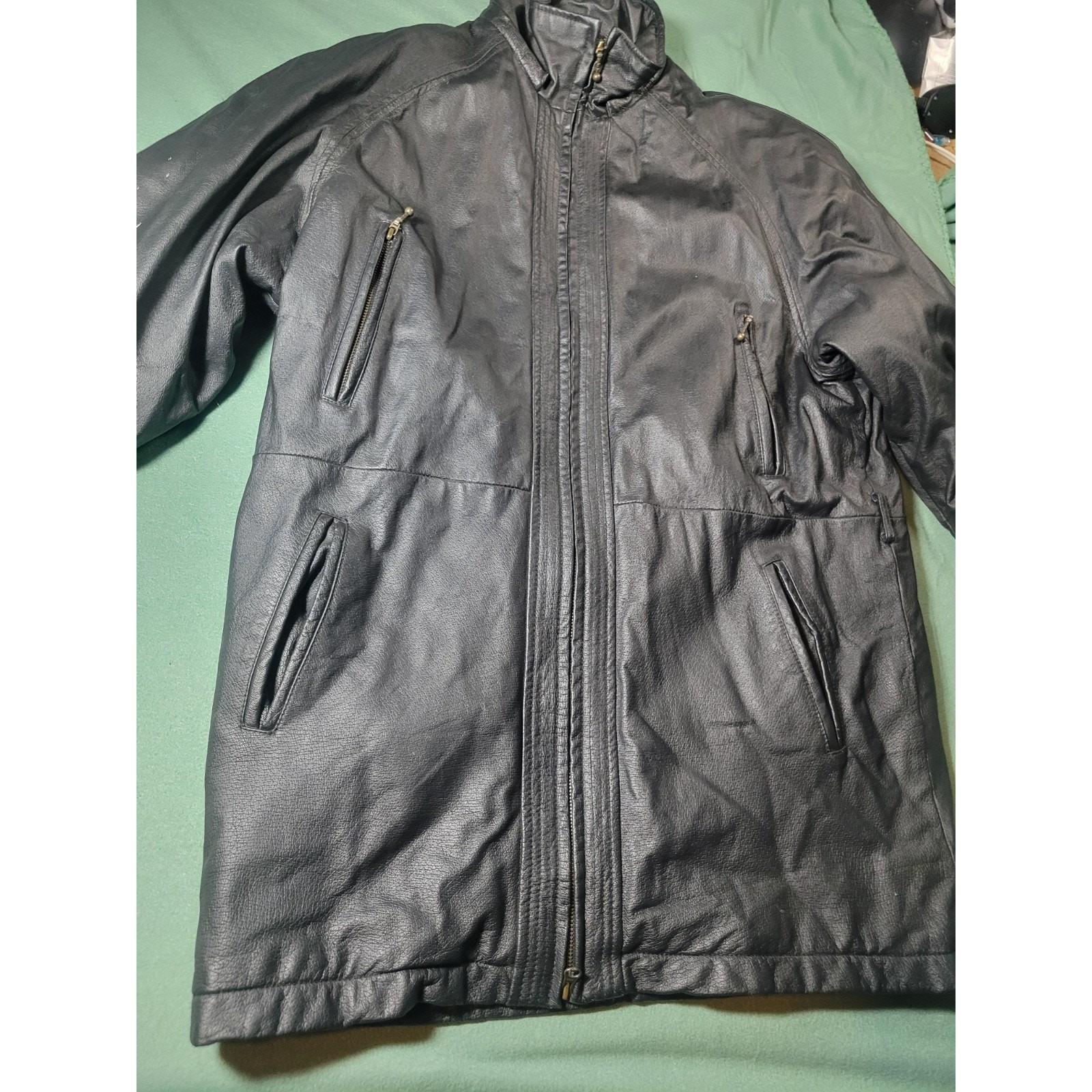 Women’s Wilsons Black Leather Jacket Size L