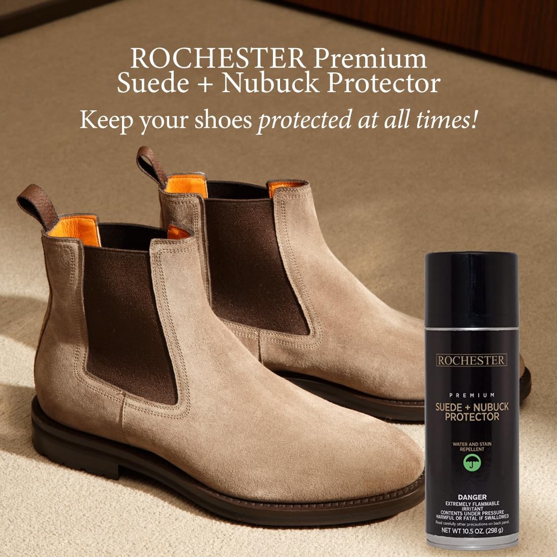 Rochester Suede + Nubuck Protector, Shoe Protector Spray for a Wide Range of …