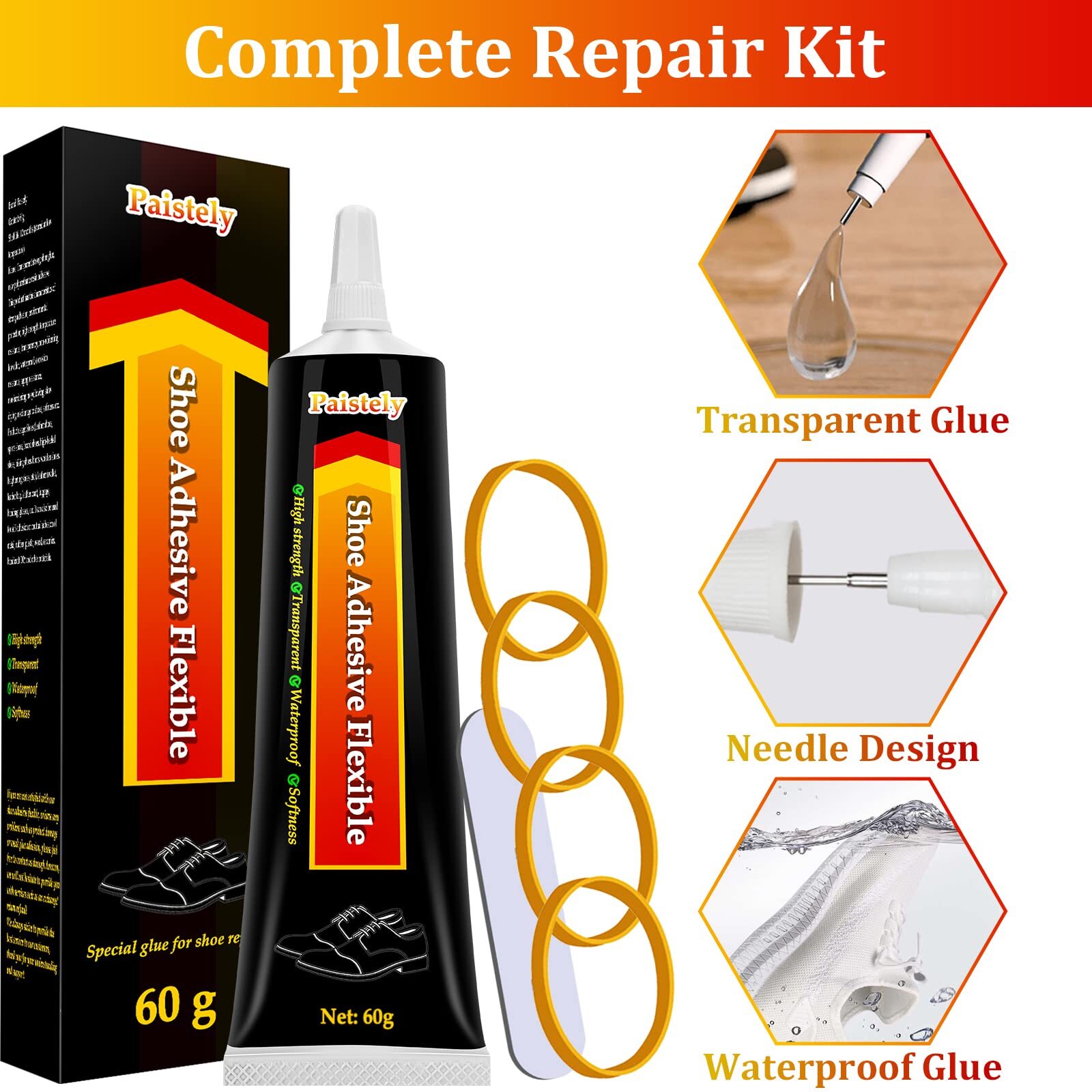 Shoe Glue Sole Repair Transparent Shoe Glue Repair Adhesive Shoe Repair Glue …