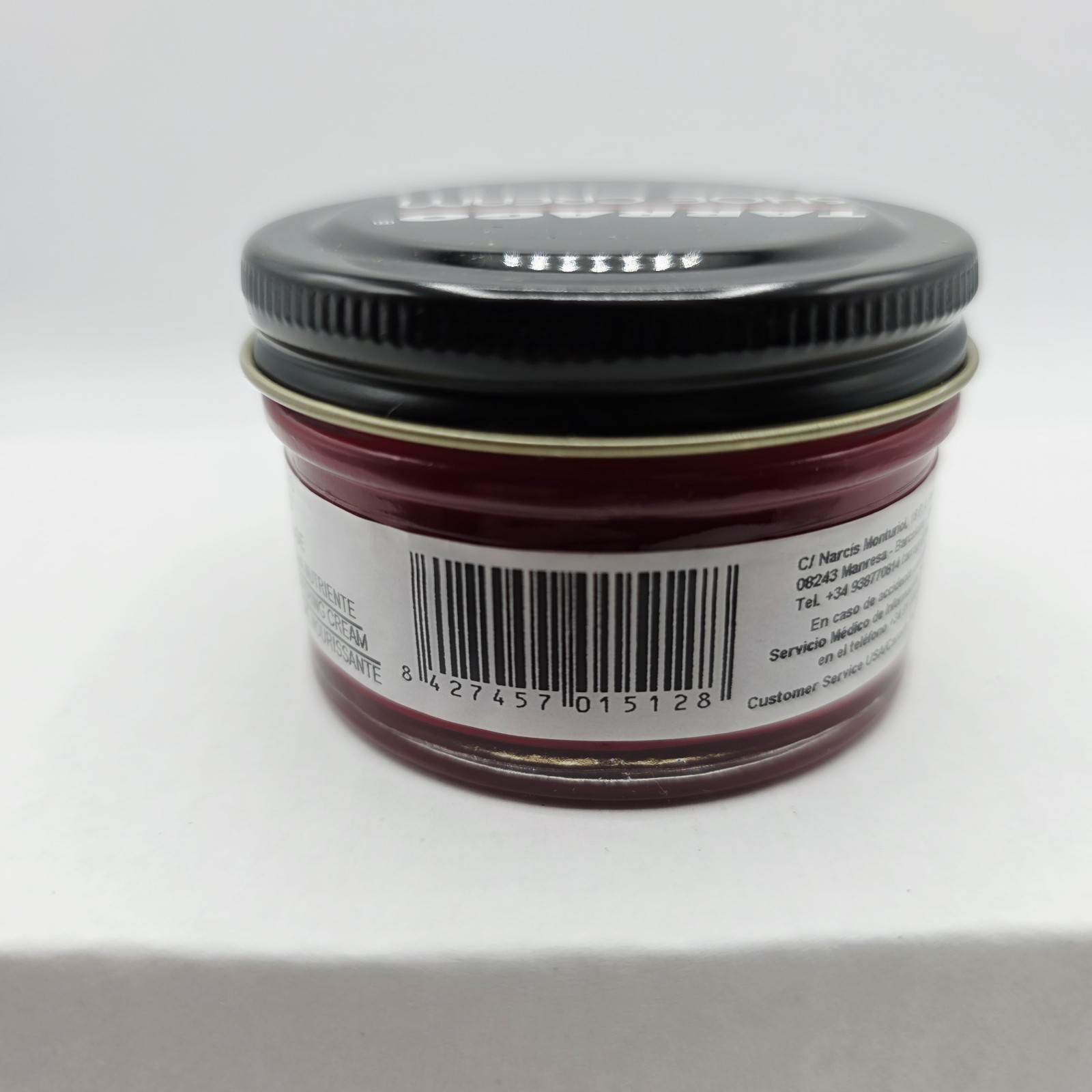 Tarrago Shoe Polish # 12 Red Cream Leather Protector 1.76 oz. 50ml Boot