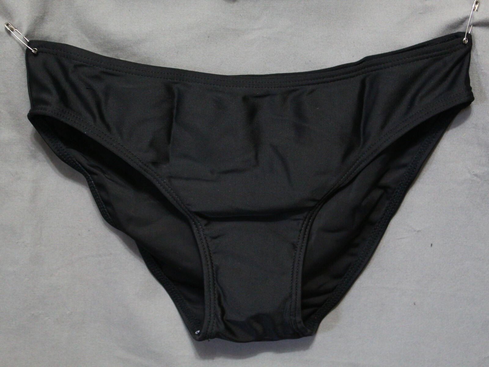 ZAFUL BIKINI JUNIOR 2 piece Black 81% nylon 19% Lycra spandex Size Large NEW