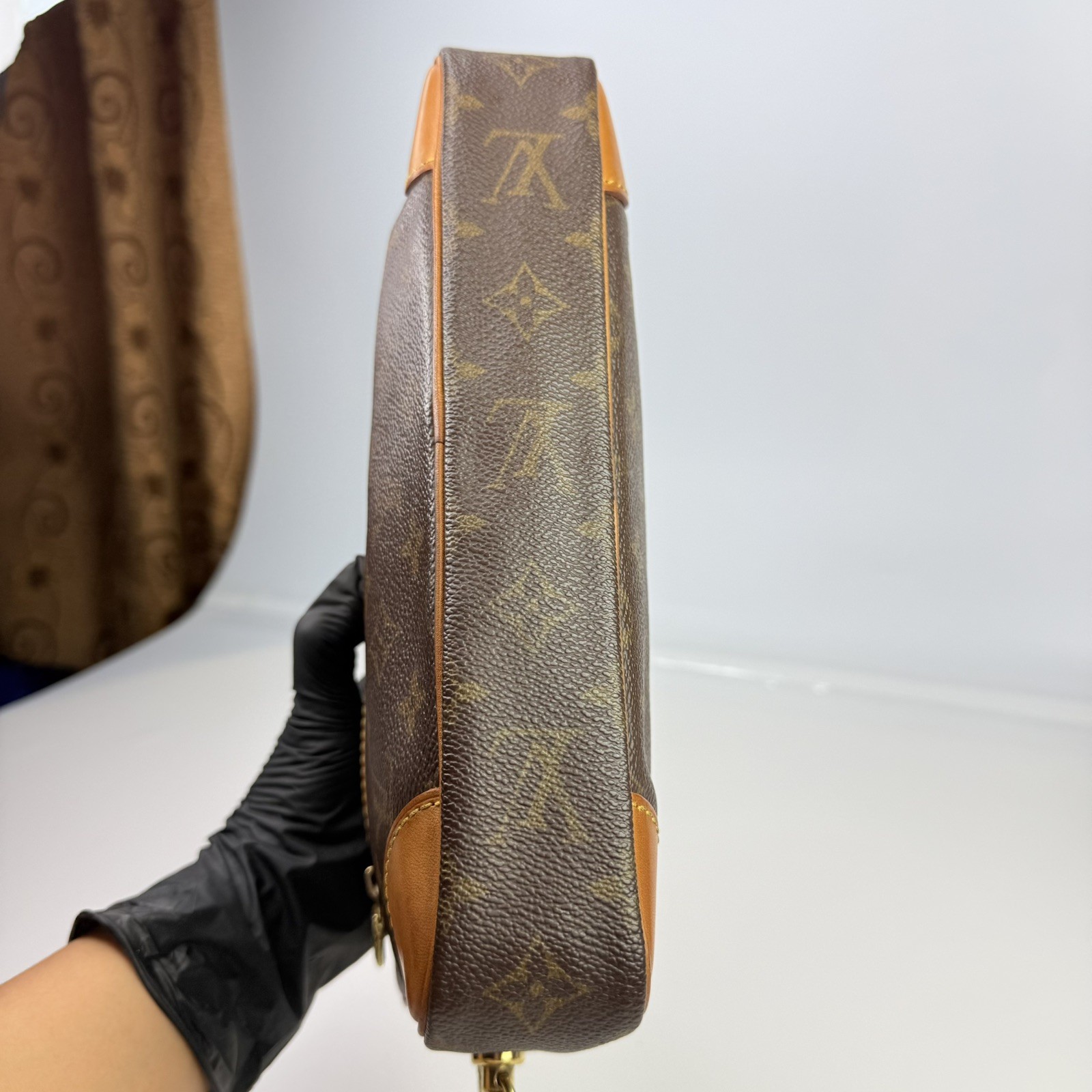 LOUIS VUITTON Marly Dragonne GM Handbag/Clutch Vintage Monogram Authentic