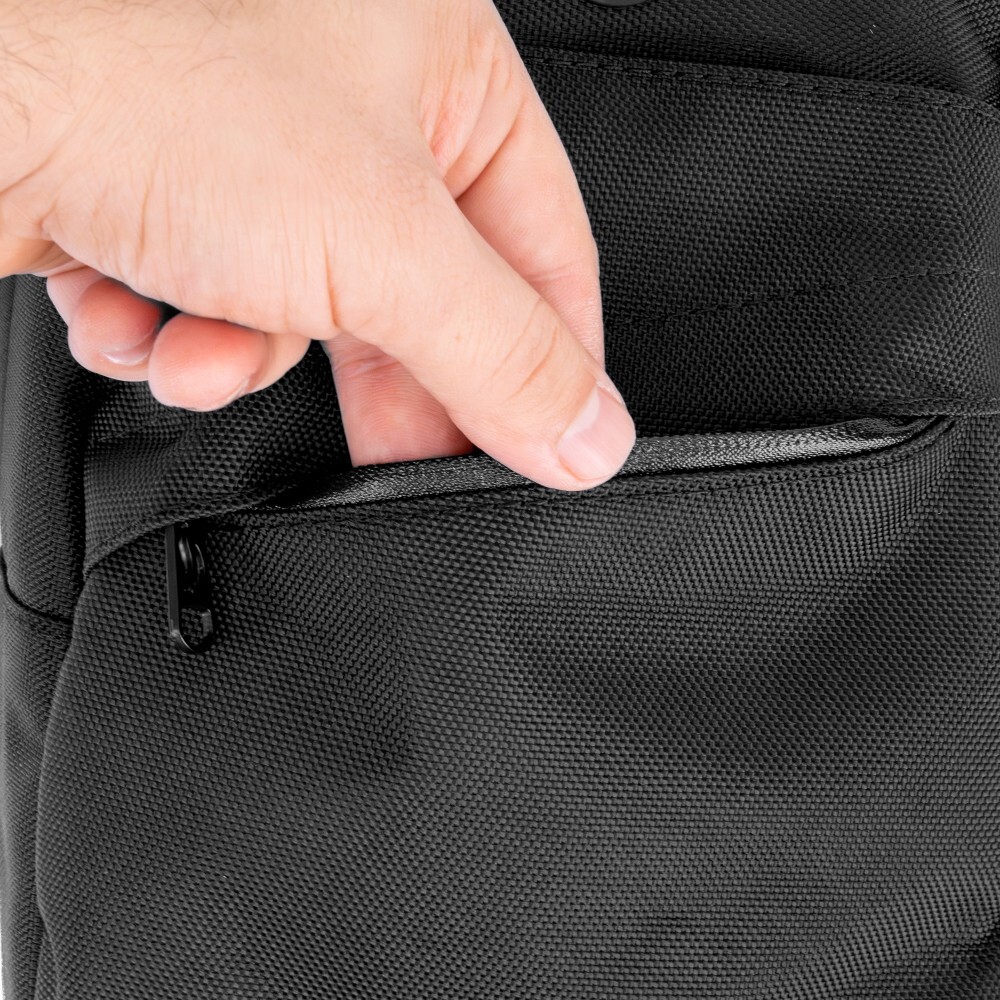 Skunk UNO Smell Proof Cross Body Smell Weather Proof Carbon Lining BLACK CANVAS
