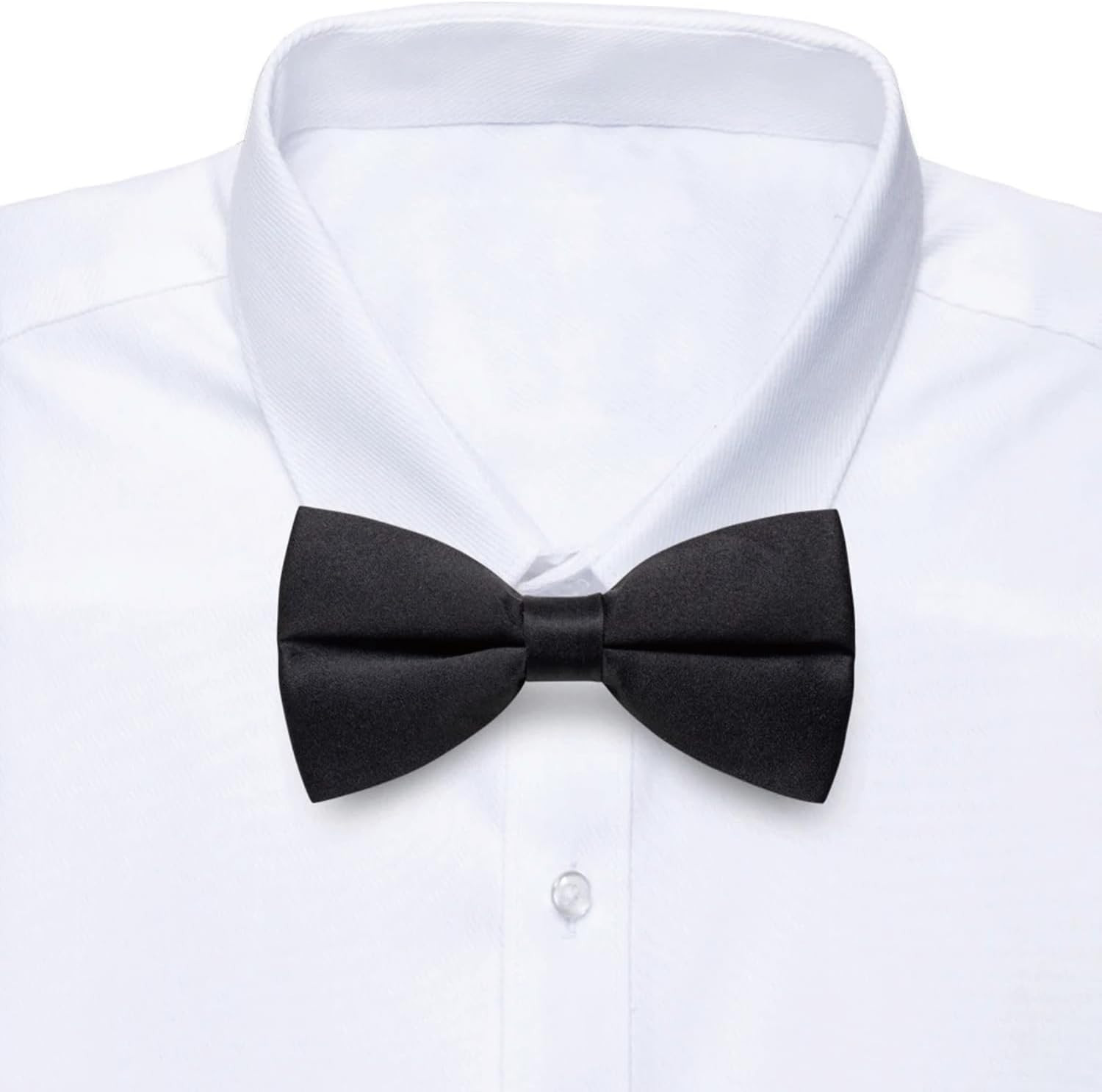 Bow Ties for Men Solid Color Bow Tie Pre-Tied Adjustable – Men’S Bow Tie for Par