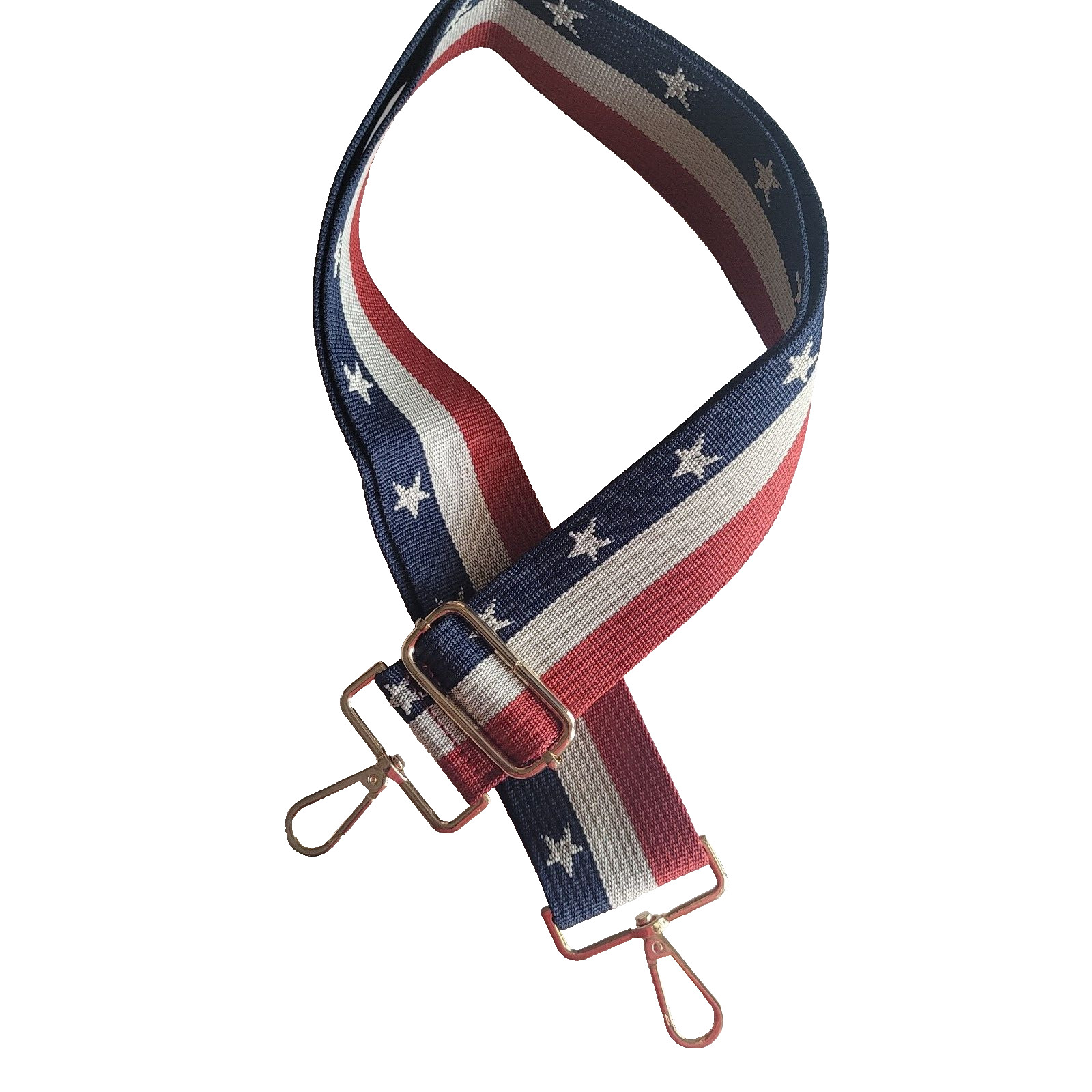 Adjustable Wide American FLAG Crossbody Strap Handbag Cell Phone Carry Lanyard