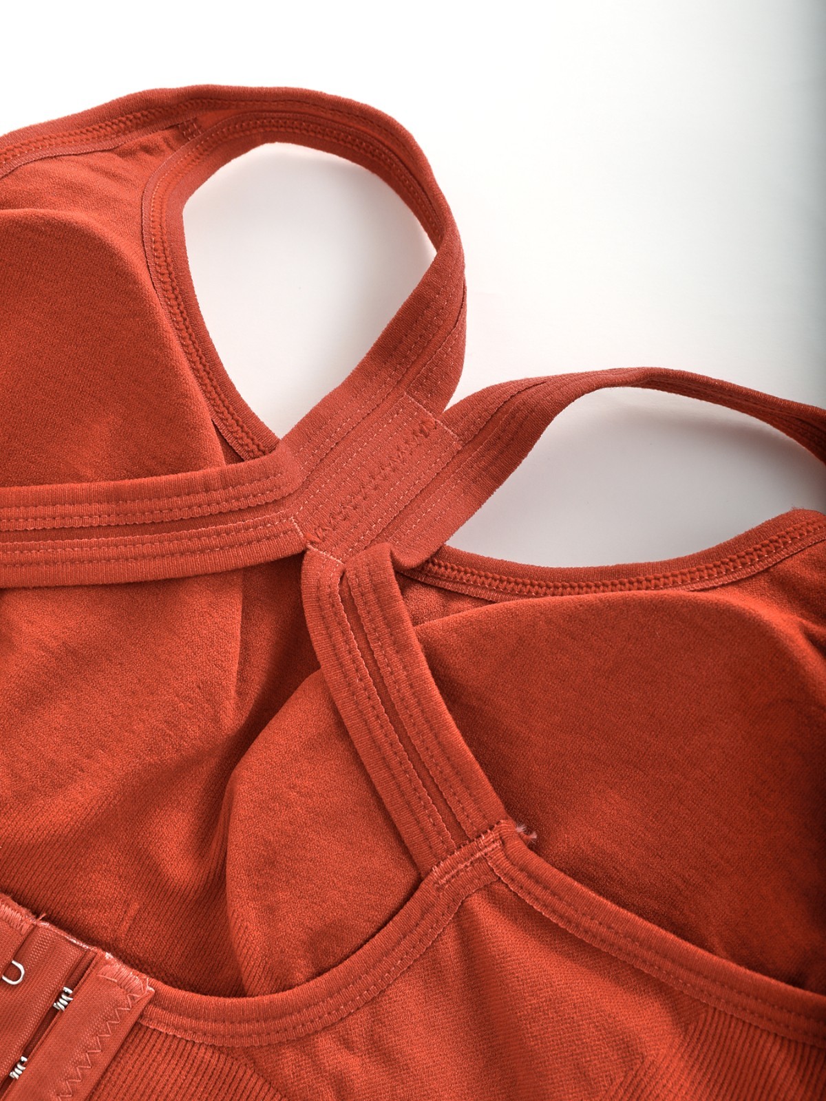 Seamless Racerback Sports Bra Women High Support Wireless Workout Multicolor