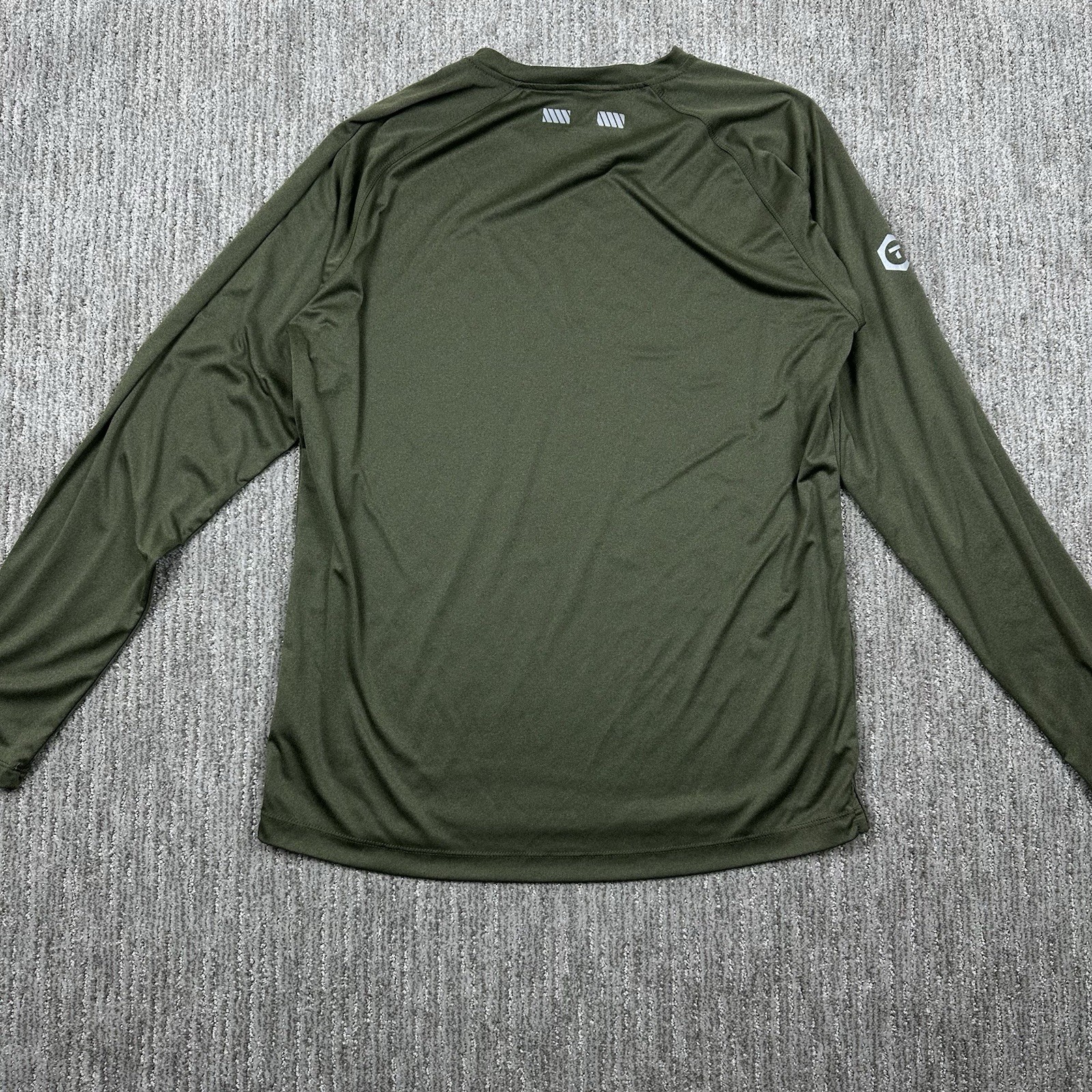 Truewerk B1 Sun T Shirt Mens Large Green Performance Stretch Work Utility