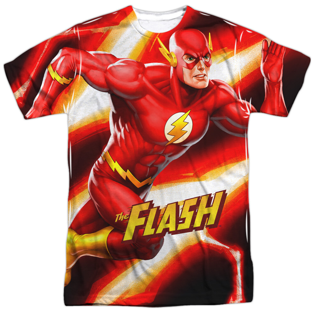 JLA Speed Bolt Unisex Adult Halloween Costume T Shirt, S-3XL