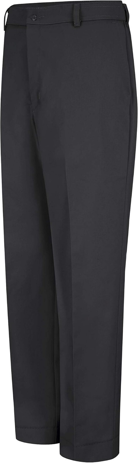 Red Kap Men’s Stain Resistant, Flat Front Work Pants, Black