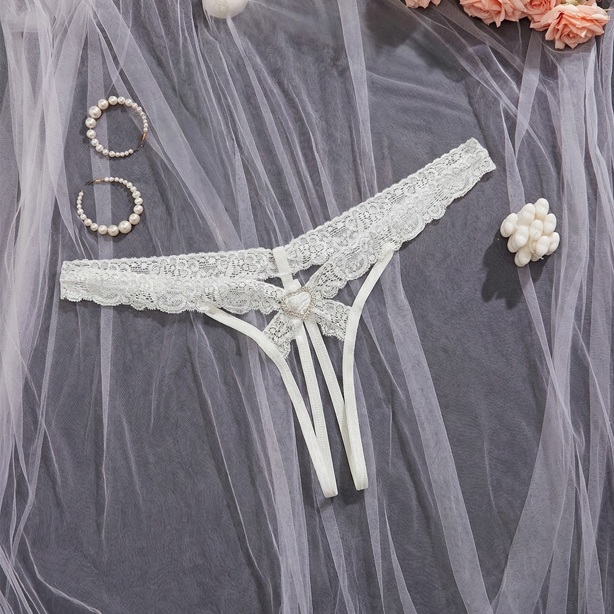 ☆USA☆ Sexy Women Lace Thong G-string Panties Lingerie Underwear Crotchles T-back