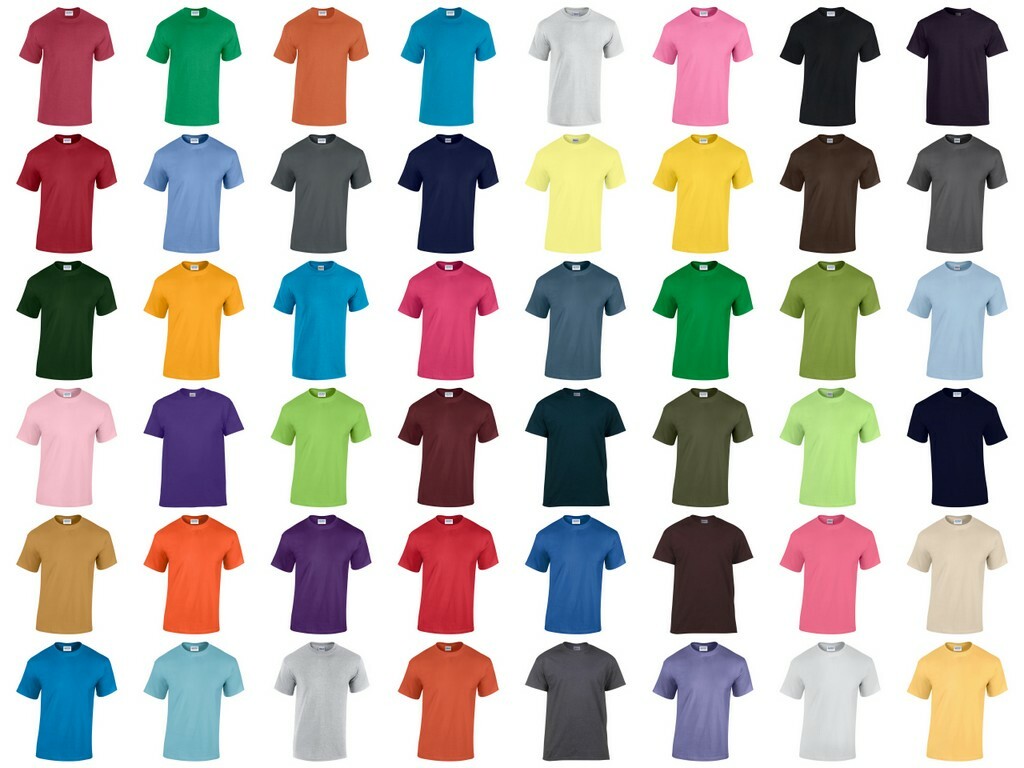 (12 PACK) FACTORY DEFECTS GILDAN Plain T Shirts 3XL Mix Colors WORK T Shirts