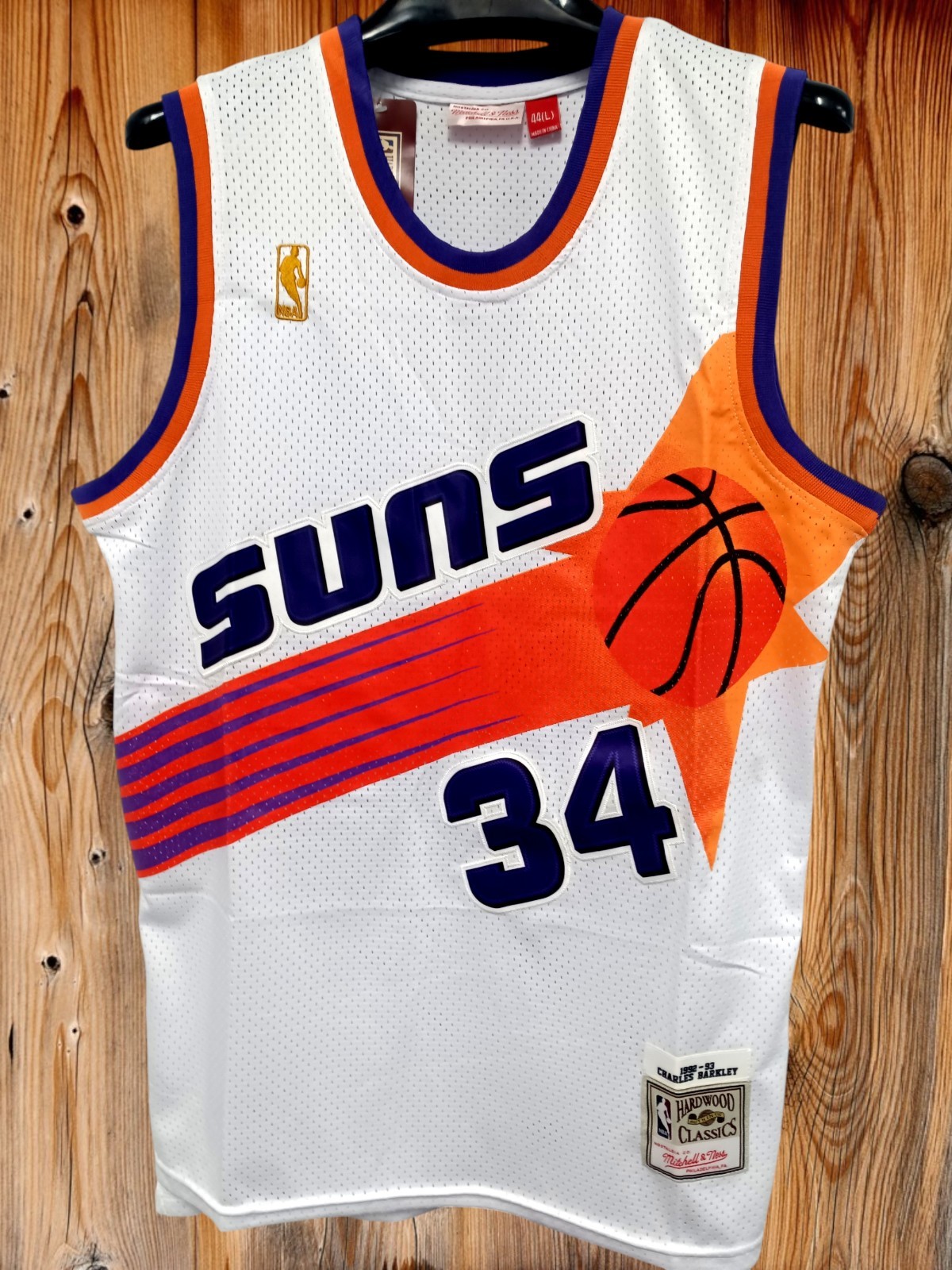 Phoenix Suns Jersey Charles Barkley #34 Throwback Jersey Men’s White