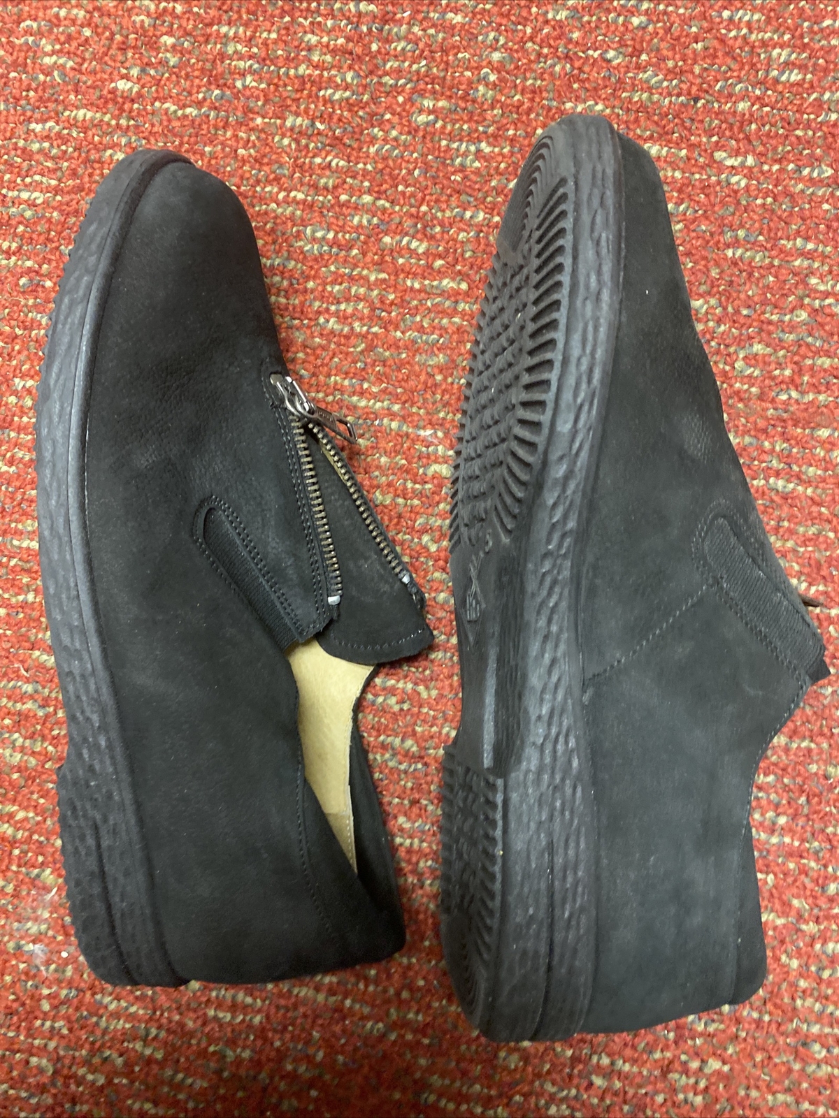297-20W Sport Nubuk Theresia black sport nubuk lightsole Zipper Boston Black Sz7