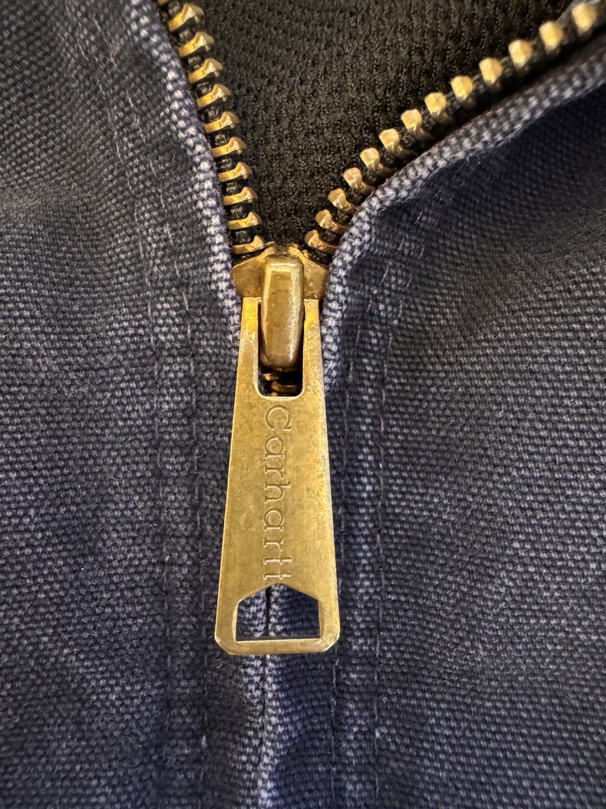 VTG Carhartt Jacket Mens XL Blue J25 Sandstone Gorpcore Workwear Hoodie Full Zip