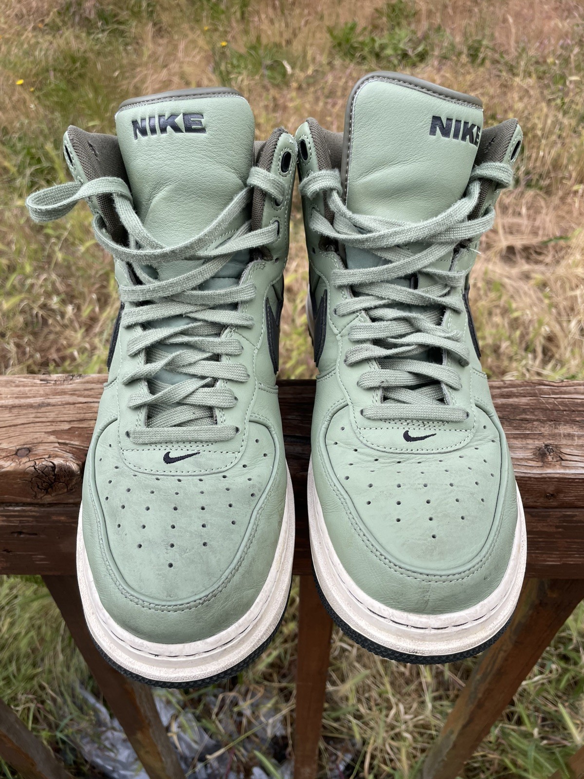Nike Air Force 1 High Boot Oil Green Sequoia Olive Men’s Size 11 Used No Box