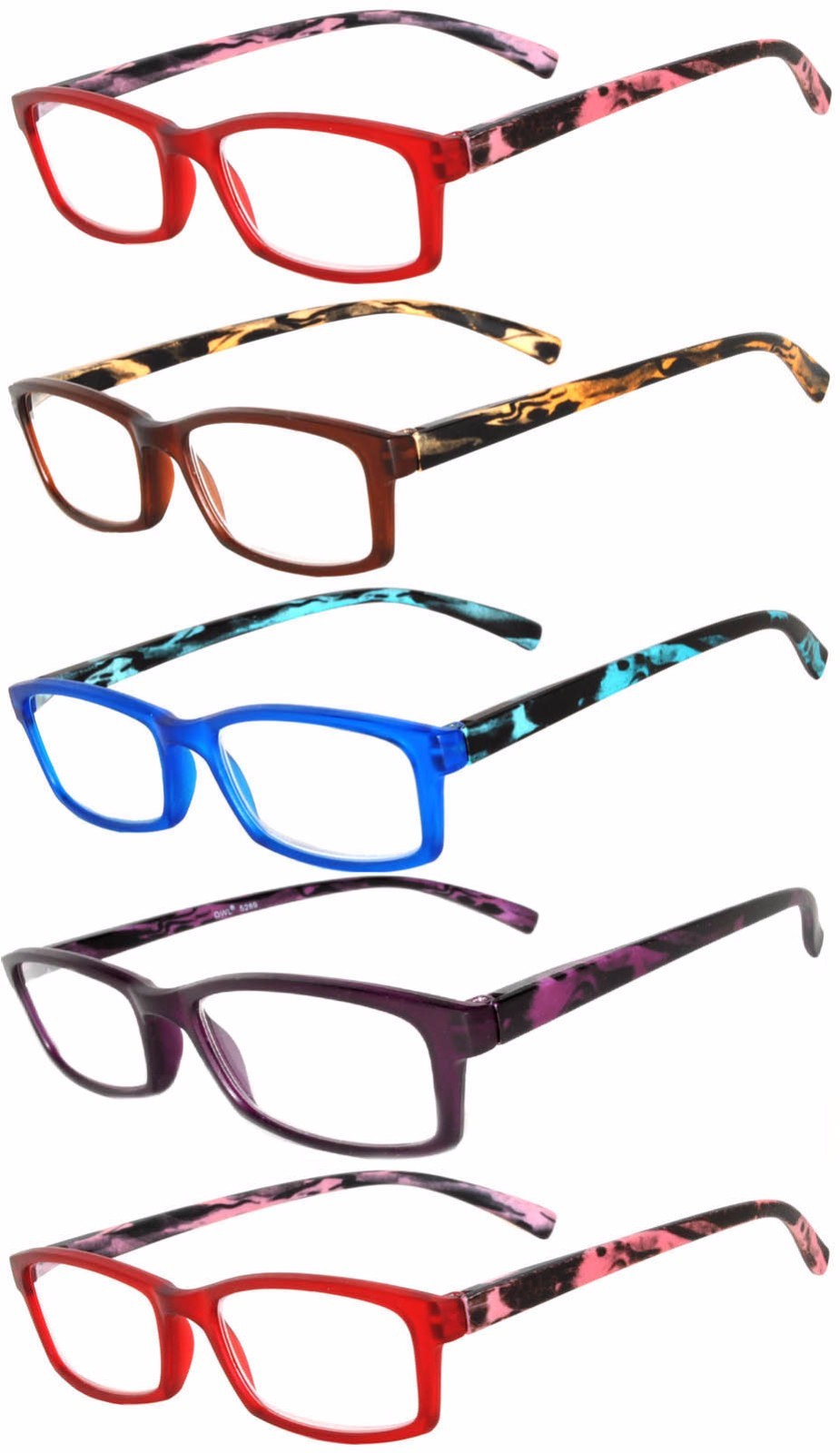 LIQUIDATION SALE 5289 Mix 5 (PCS) Eyewear Reading Deluxe Glasses