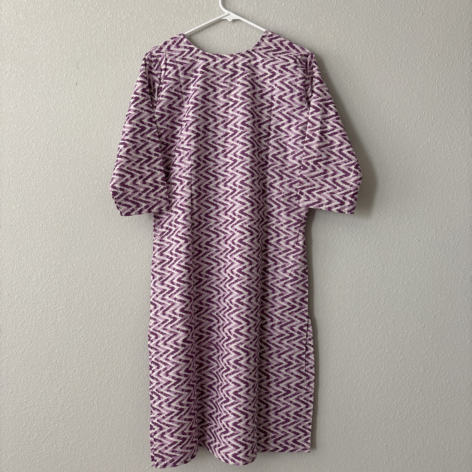 Purple Cotton Premium Kurti