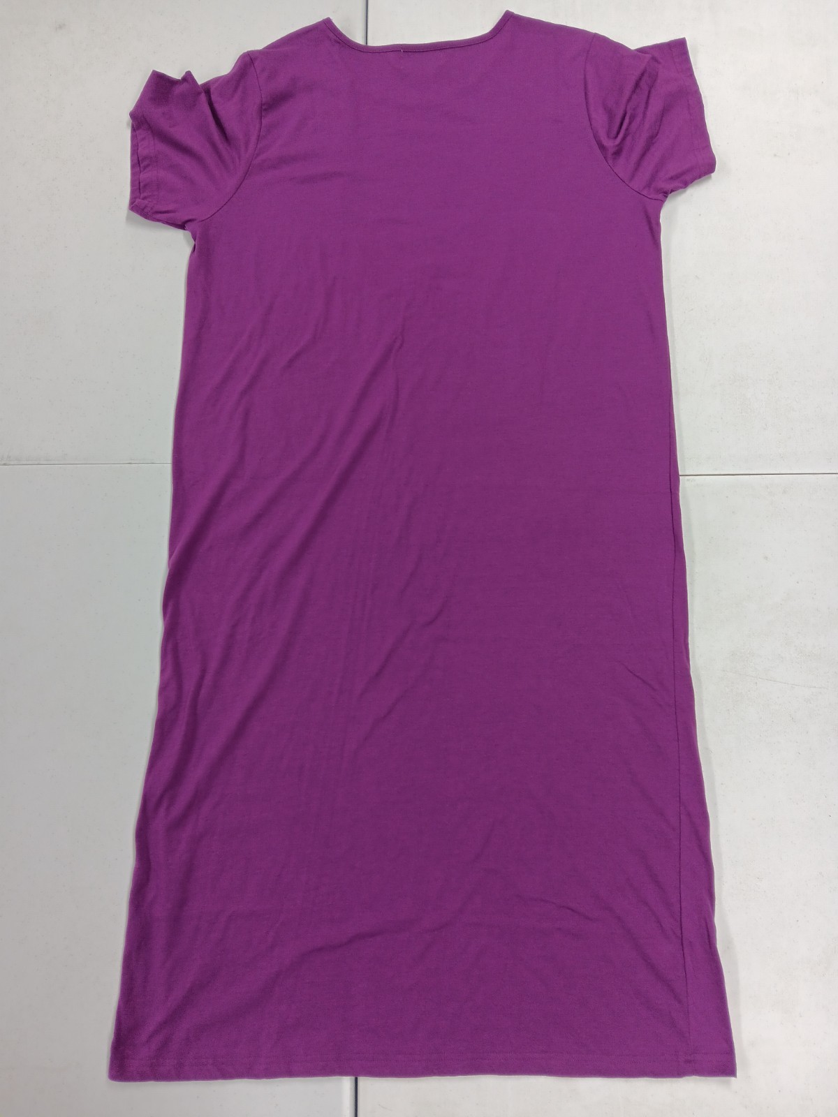 Woman’s Large Purple Nightgown Sleepwear Hearts Anthony Richards Leopard Pattern