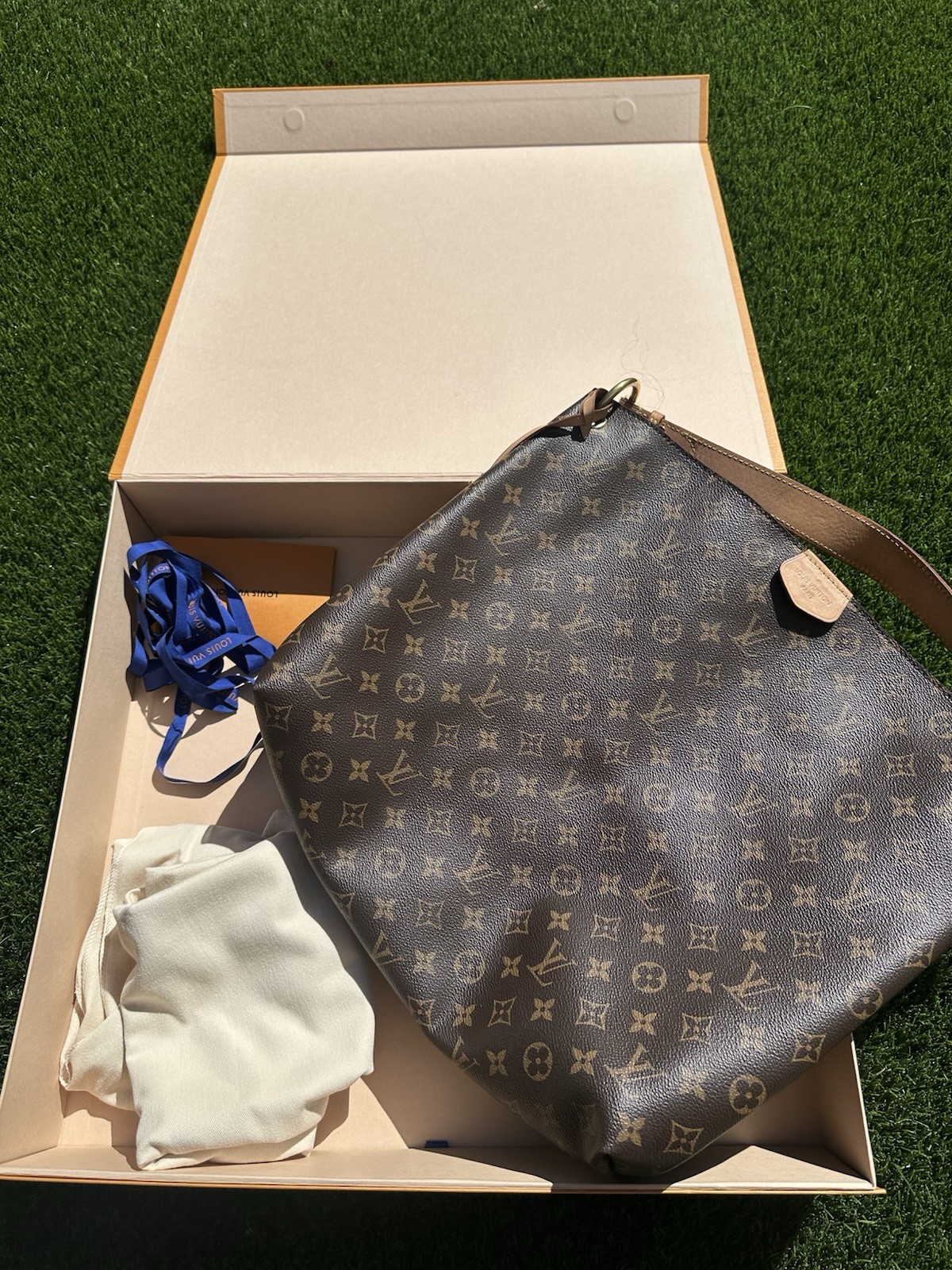 Louis Vuitton LV Monogram Graceful MM Shoulder Bag