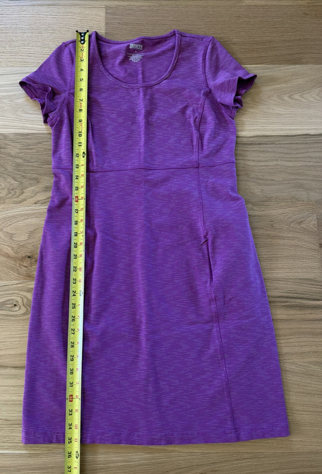 DULUTH Trading US Women’s S Pink Space Dye NoGA Classic Short Sleeves Dress