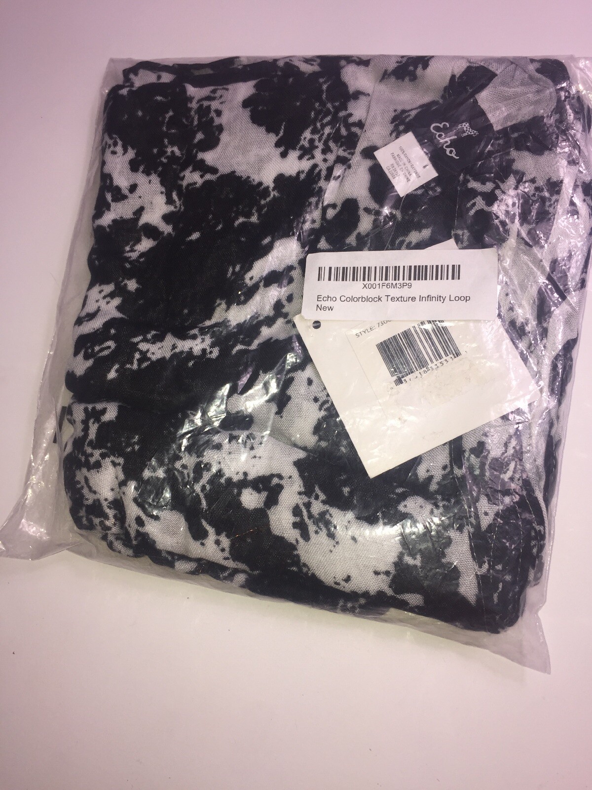 Echo Texture Infinity Loop Scarf, Retail $38.00