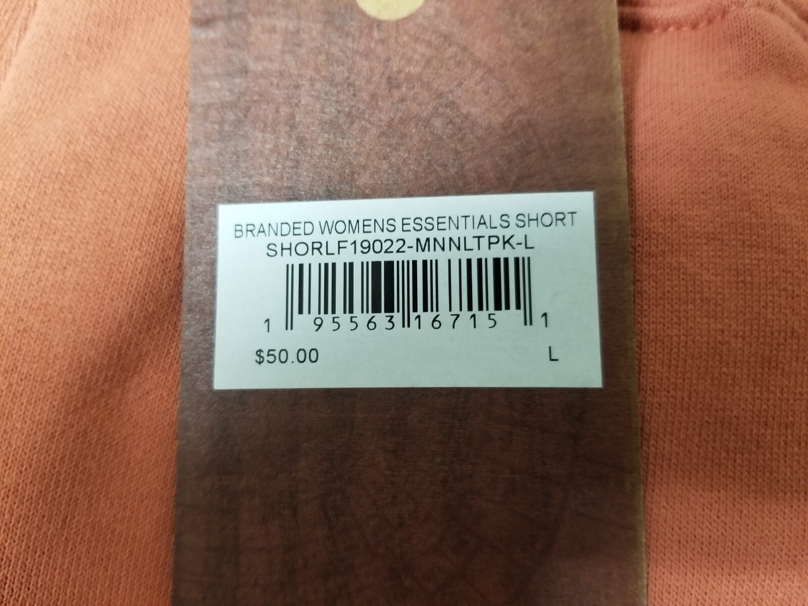 New Mitchell & Ness Womens Branded Essentials Shorts. Retail 50.00