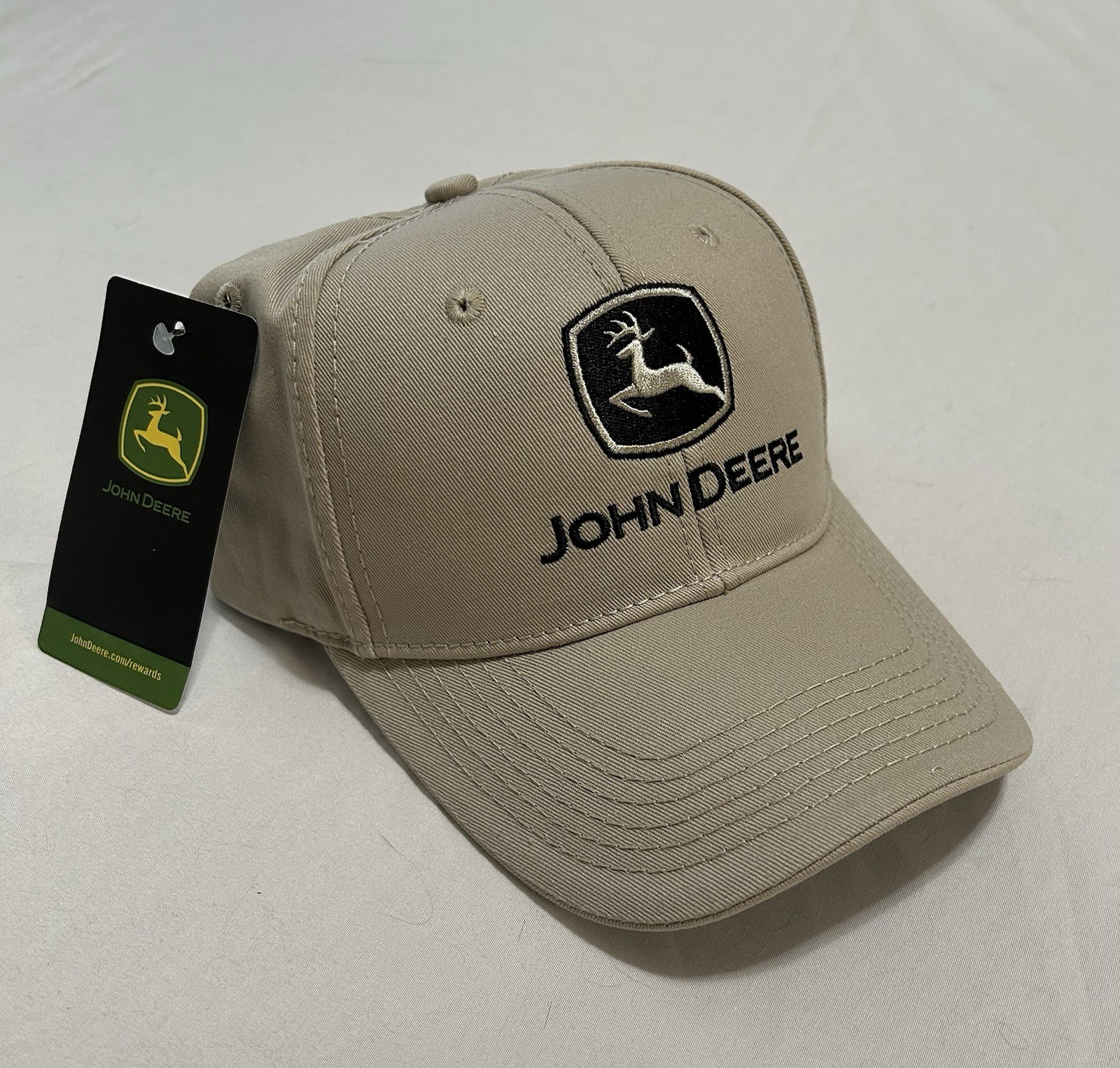 Brand New With Tags Khaki John Deere Baseball Hat