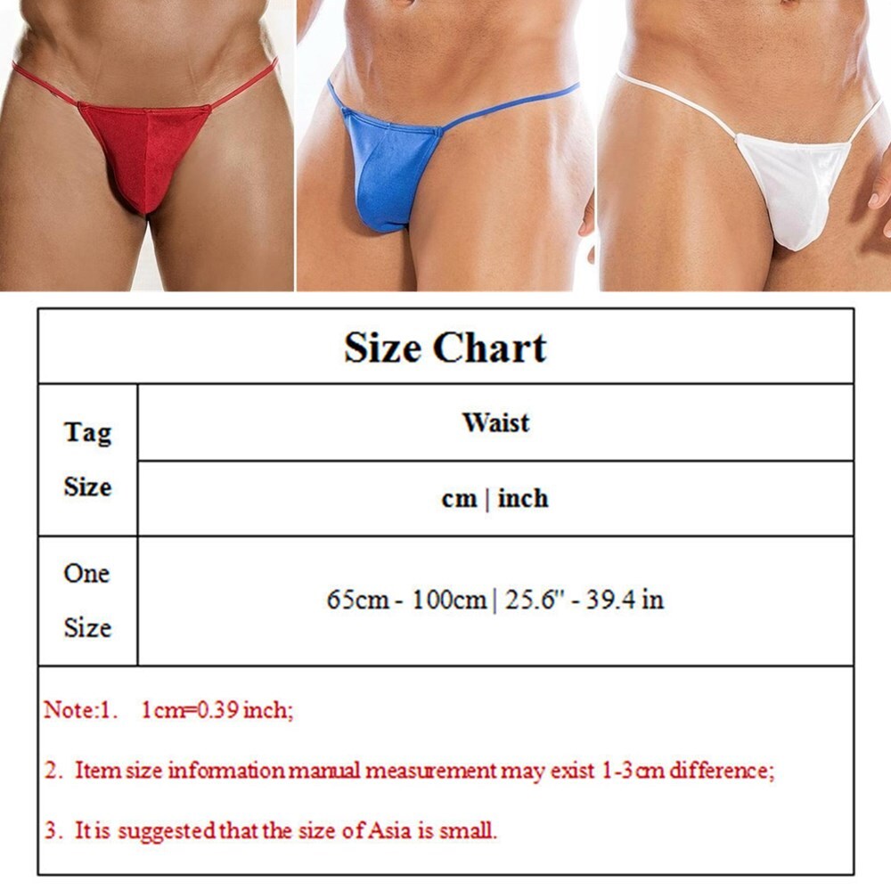 5PCS Sexy Mens T-Back G-string Thong Bikini Underwear Mesh Sheer Pouch Thongs US