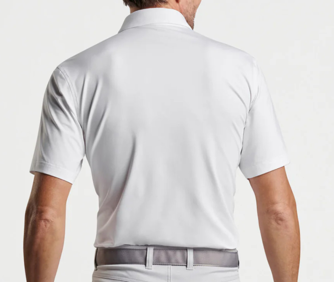 NEW! PETER MILLAR SHIRT SUMMER COMFORT POLO – WHITE
