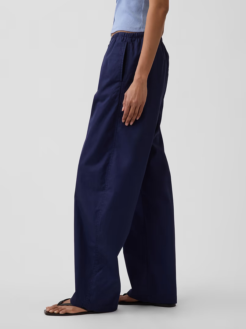 GAP – Poplin Easy Barrel Pants – Sale Off