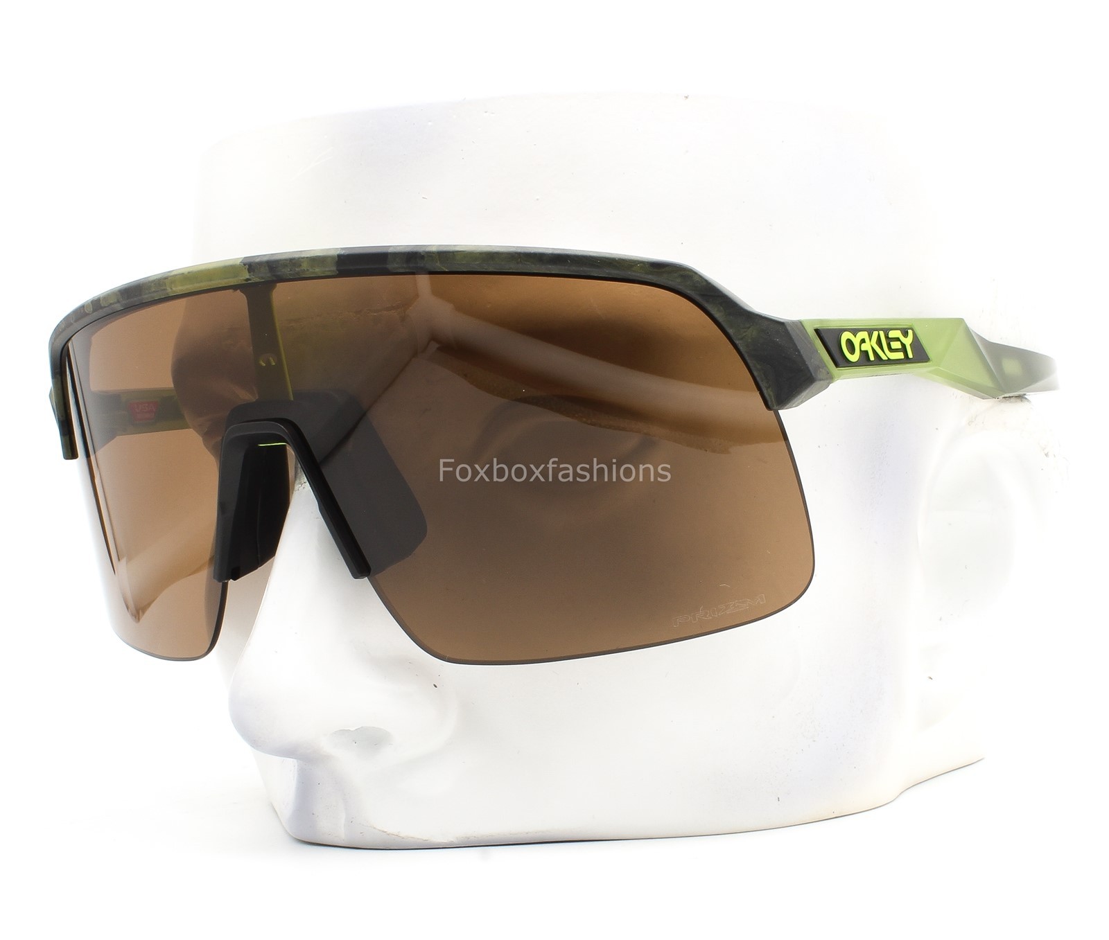 Oakley Sutro Lite Sunglasses OO9463-5739 Matte Fern Swirl Prizm Bronze w/case