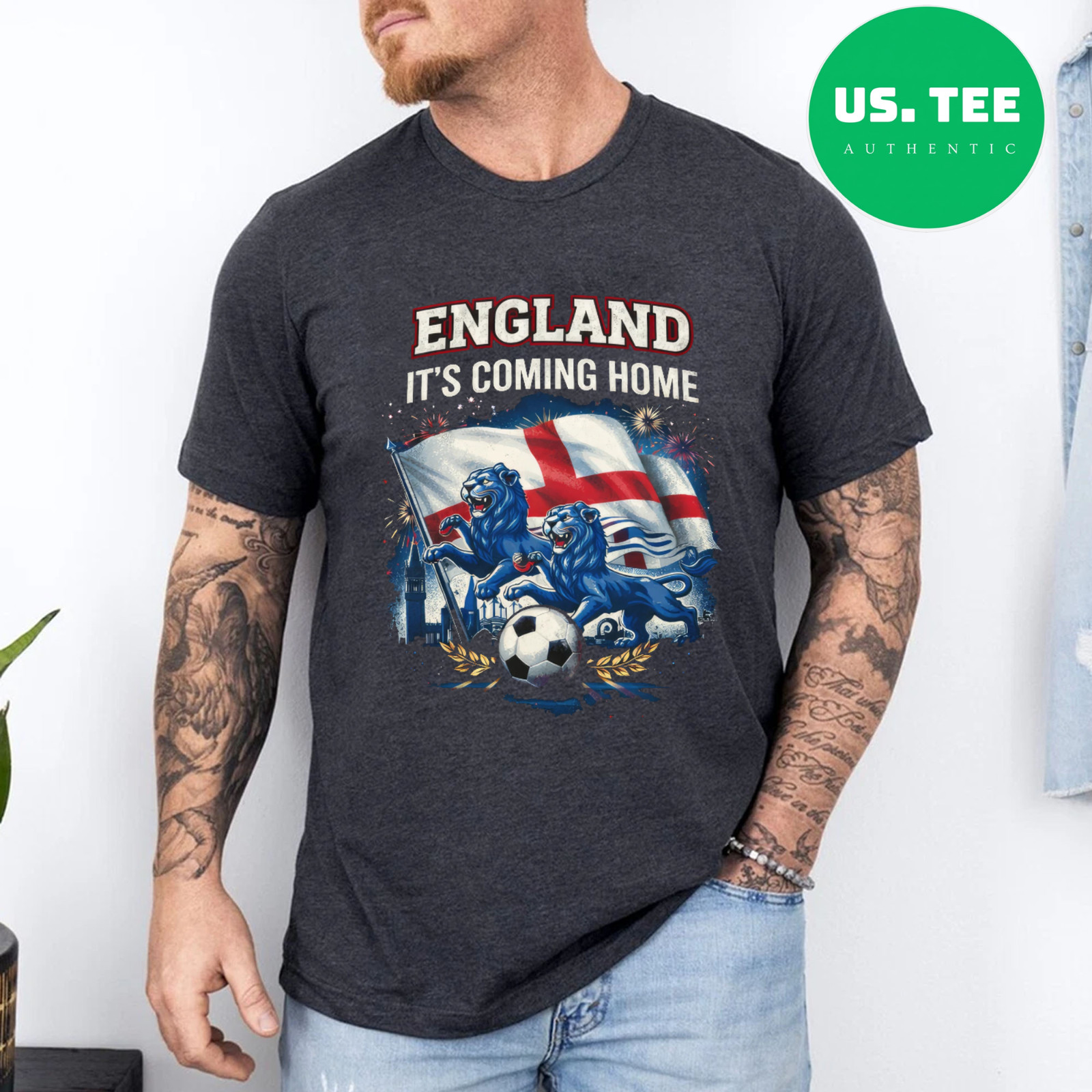 England It’s Coming Home World Cup 2026 T-Shirt Football Fan Gift