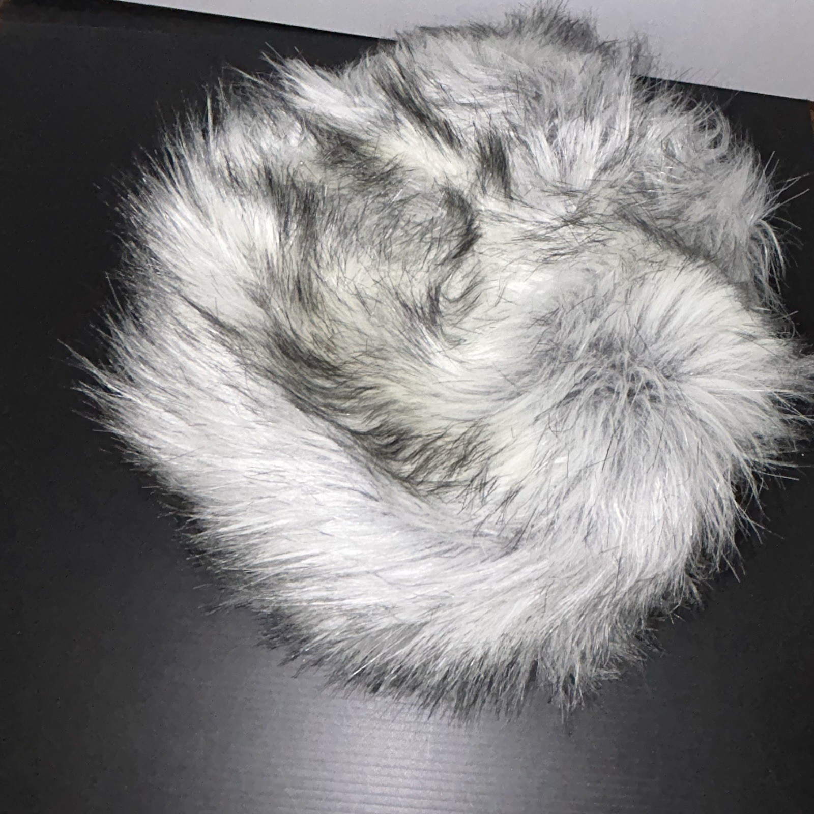 Fluffy Furs EU Faux Arctic Fox Fur Hat Medium Winter Glam Mob Wife