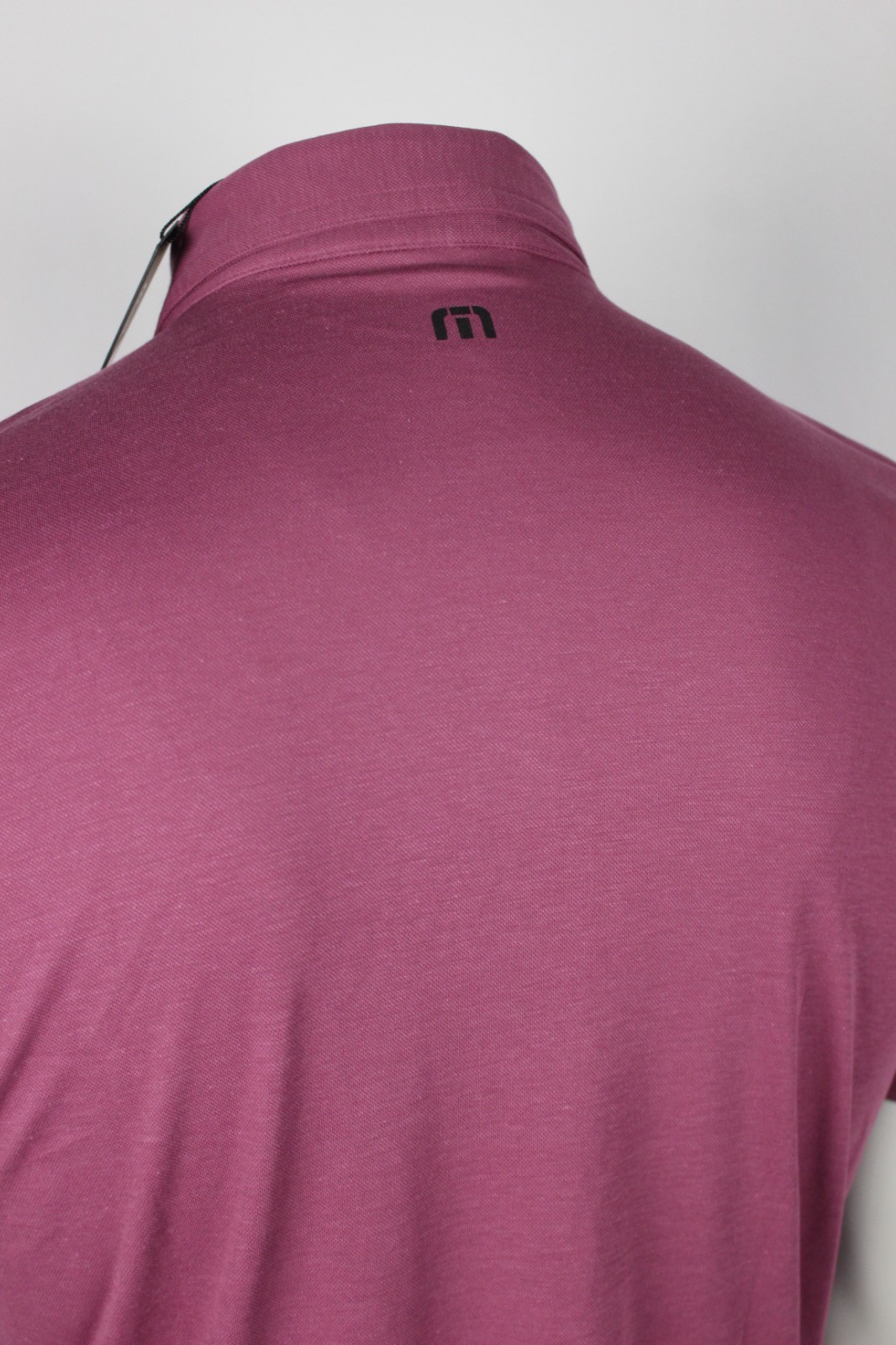 Travis Mathew Men’s Bungee Jump Polo Short Sleeve Venetian Resort Vegas Damson