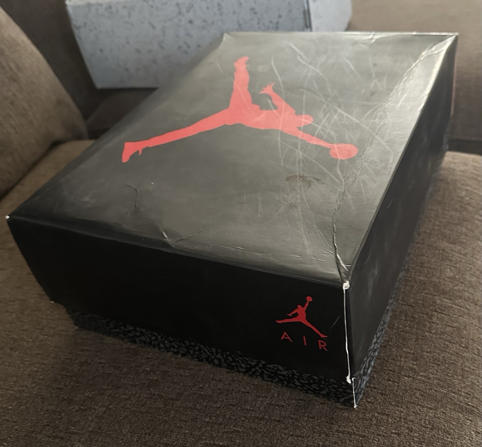 Jordan Air Jordan 3 Retro Fear Pack 2013 Black Gray Orange 626967-040
