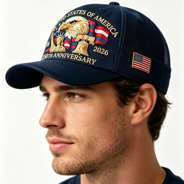 Baseball Cap United States 250th Anniversary Hat Suitable for Multiple Occasion