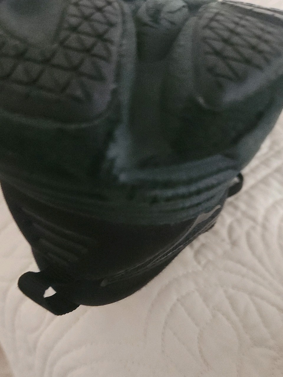 Hoka One One Bondi 8 Women’s Running Sneakers Size 8.5 D Wide, Black/White