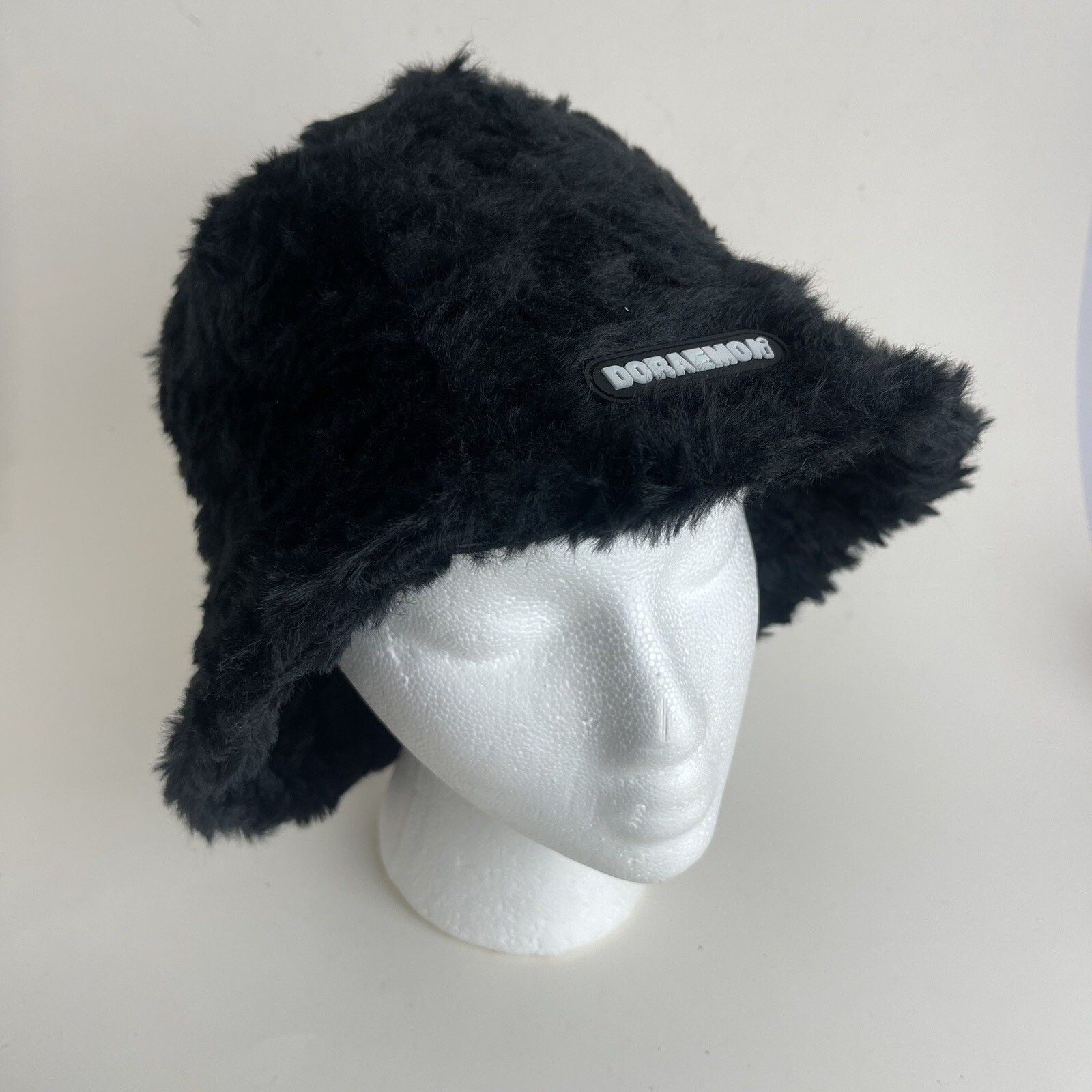 Soft Plush Women Cute Winter Bucket Hat Wide Brim Fluffy Fisherman Faux Fur Cap