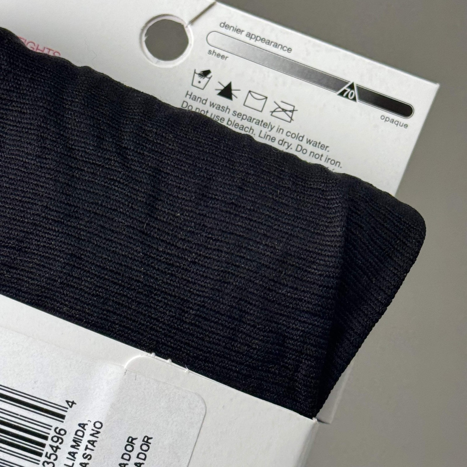 HANES (3 PACK) Style Silky Opaque Tights Non-Control Top Women’s S/M Black 63885