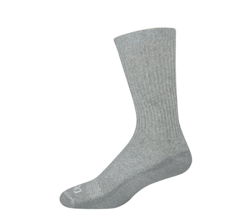 Genuine Dickies Men’s Value Work Crew Sock, 12 Pack Lt Grey Size 6-12
