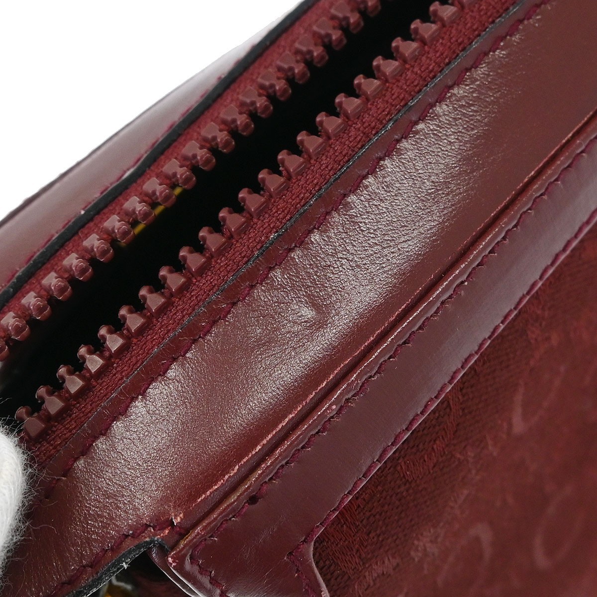 Celine Bordeaux C Macadam Shoulder Bag 145325