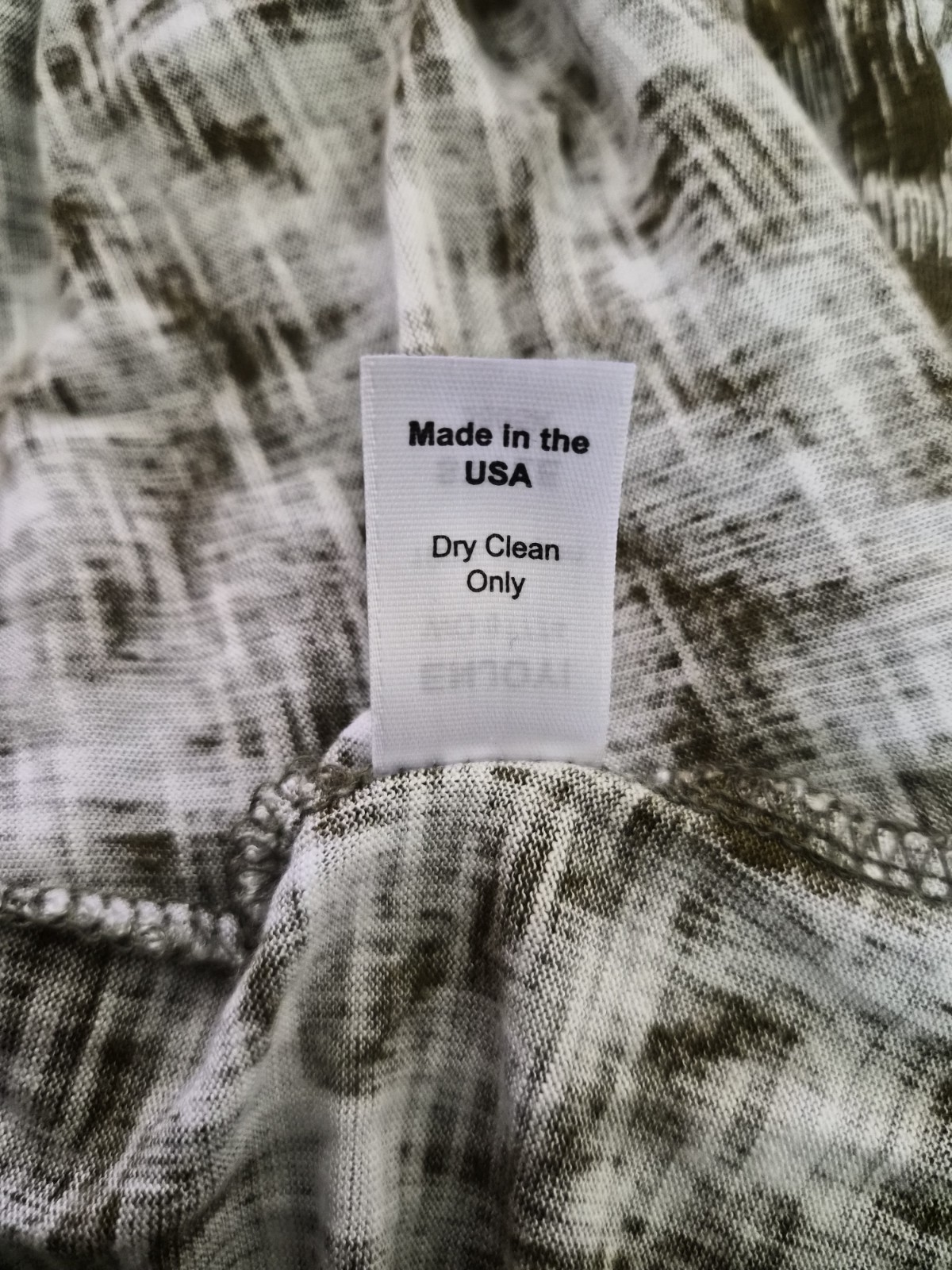 Michael Stars Maxi Dress Ikat Olive Green Racerback Sleeveless Stretch OS