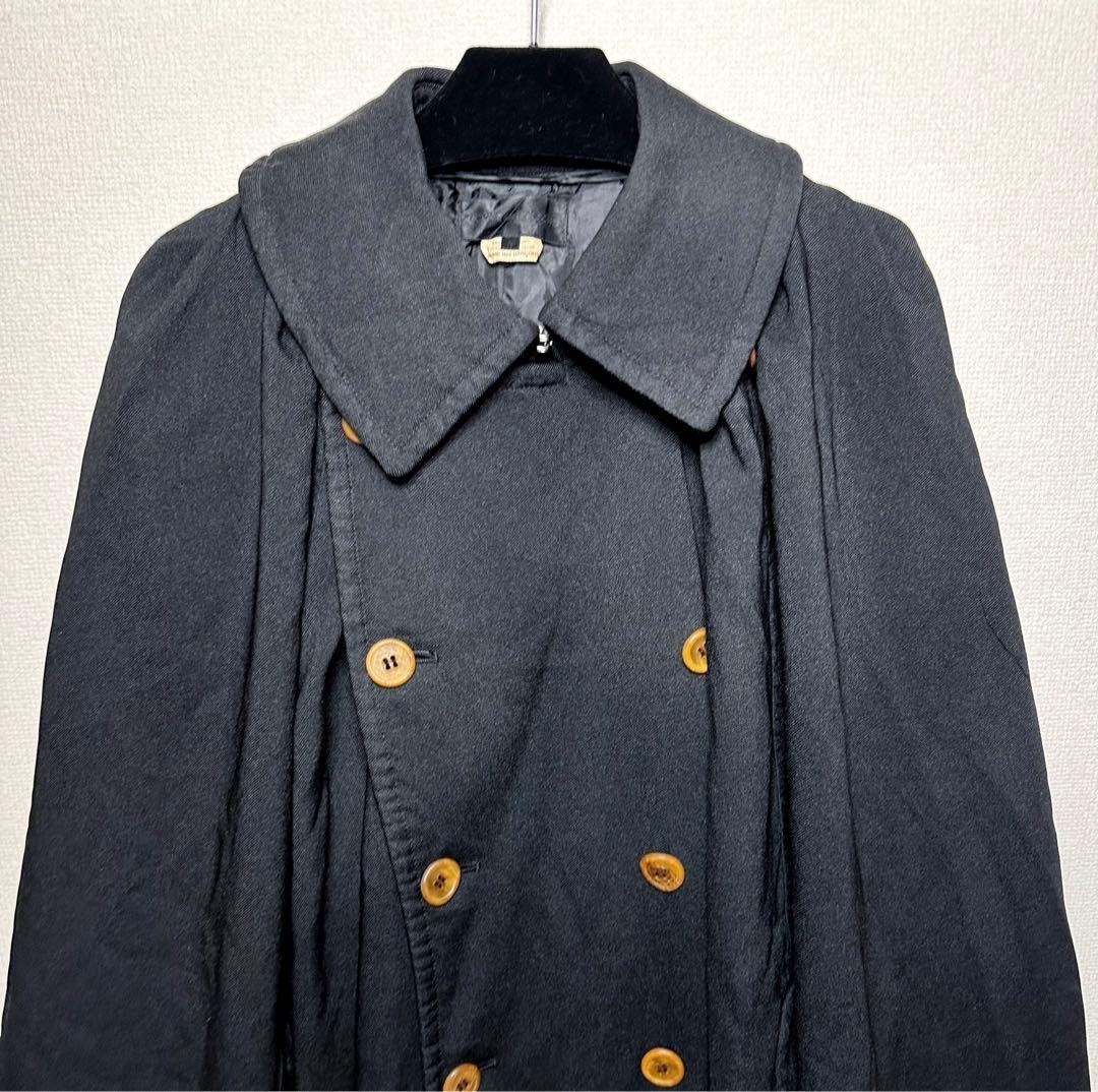 USED COMME DES GARCONS 20AW POLYESTER SHRINK BALLOON COAT GOOD