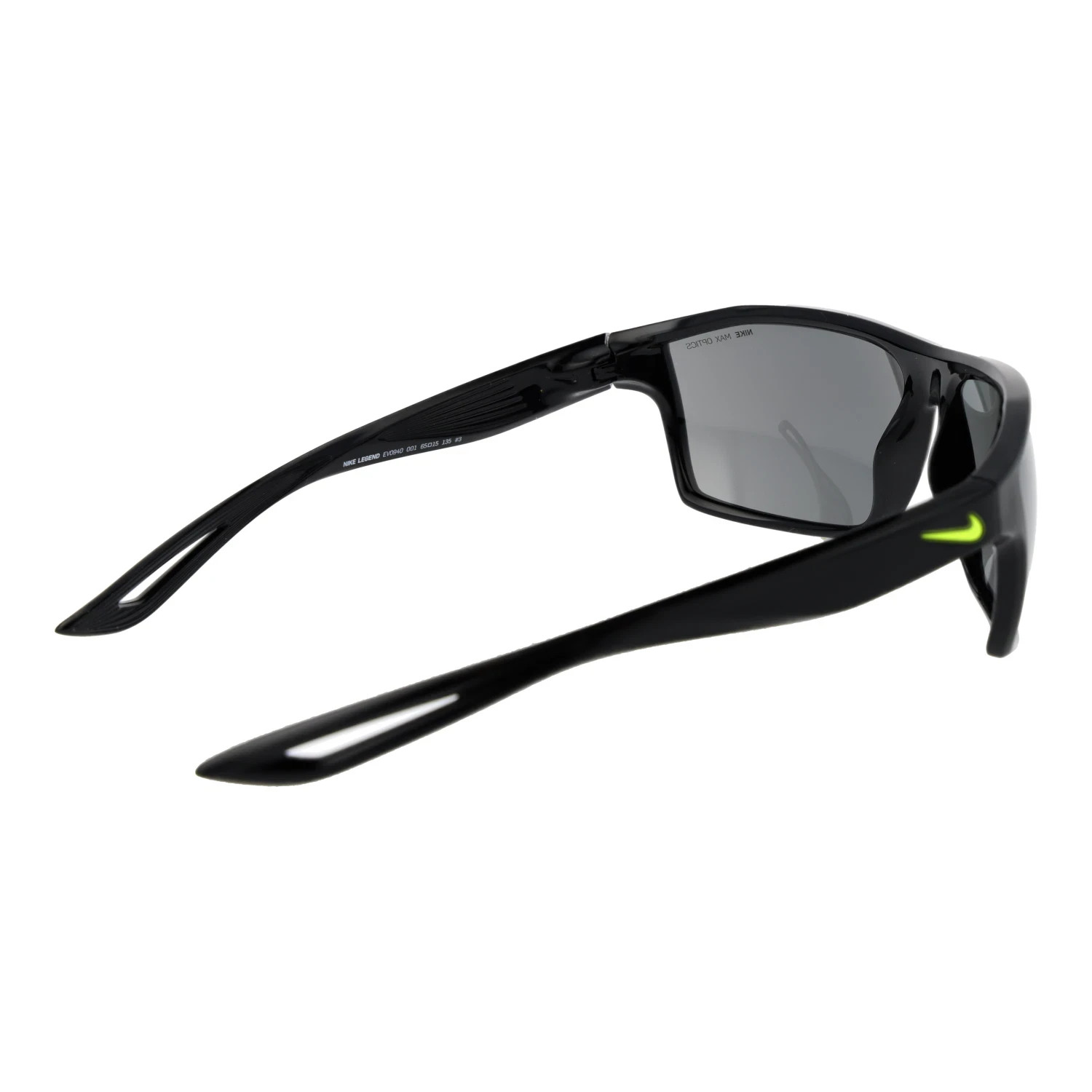 Nike Sunglasses Black Oval Reflective NIKE EV0940 001 65mm Legend