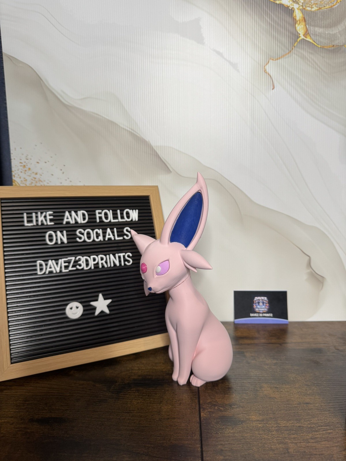 Espeon Pokémon 3D Printed Figurine