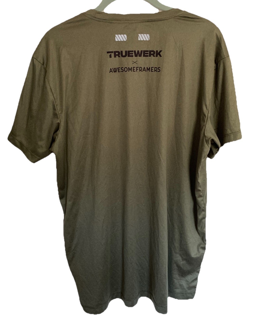 Truewerk B1 Sun Tshirt Advocate Empower Limited Framers Olive Green Sz L